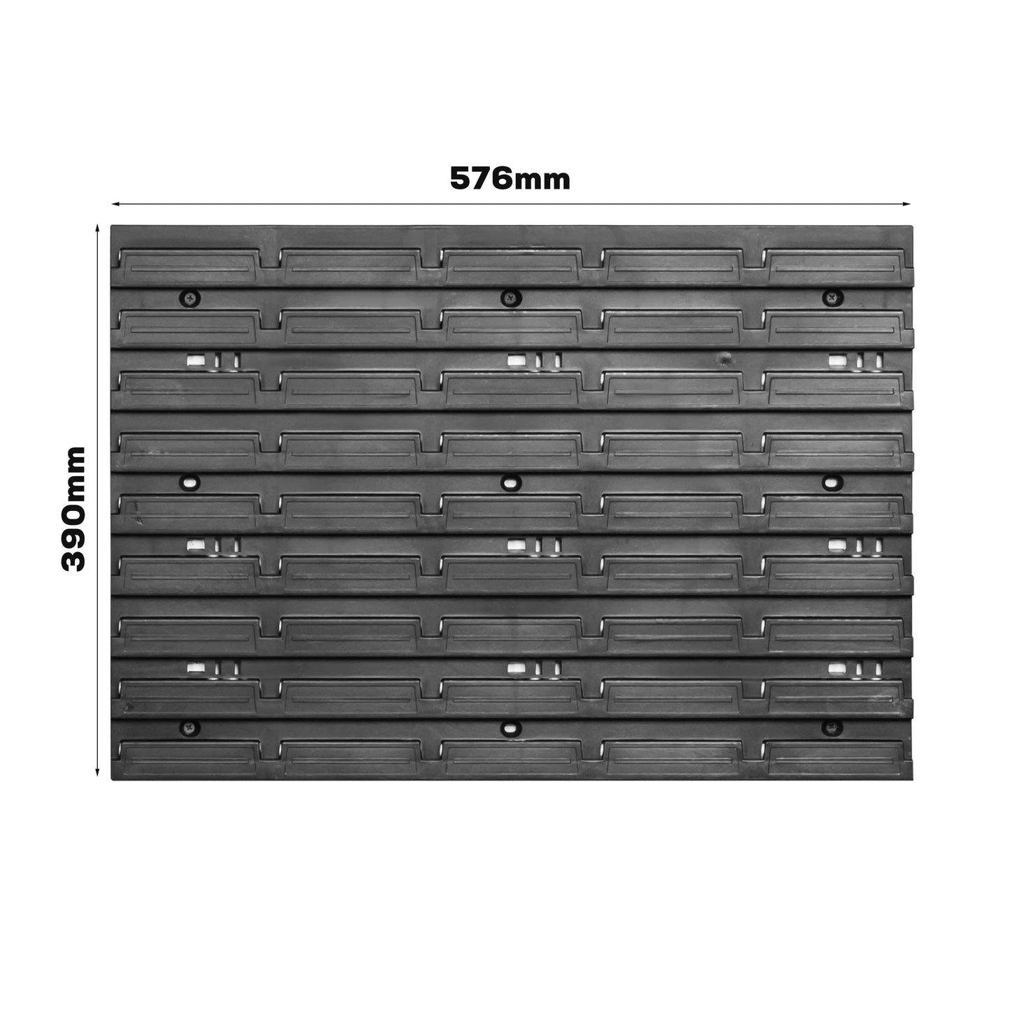 Storage System Wall Shelf 1152 x 390 mm | Pack of 55 | Stacking Boxes Storage Boxes | Extra Strong Wall Plates | Shelf Expandable | Workshop Shelf Storage Shelf Workshop Wall Shelf Boltless Shelf