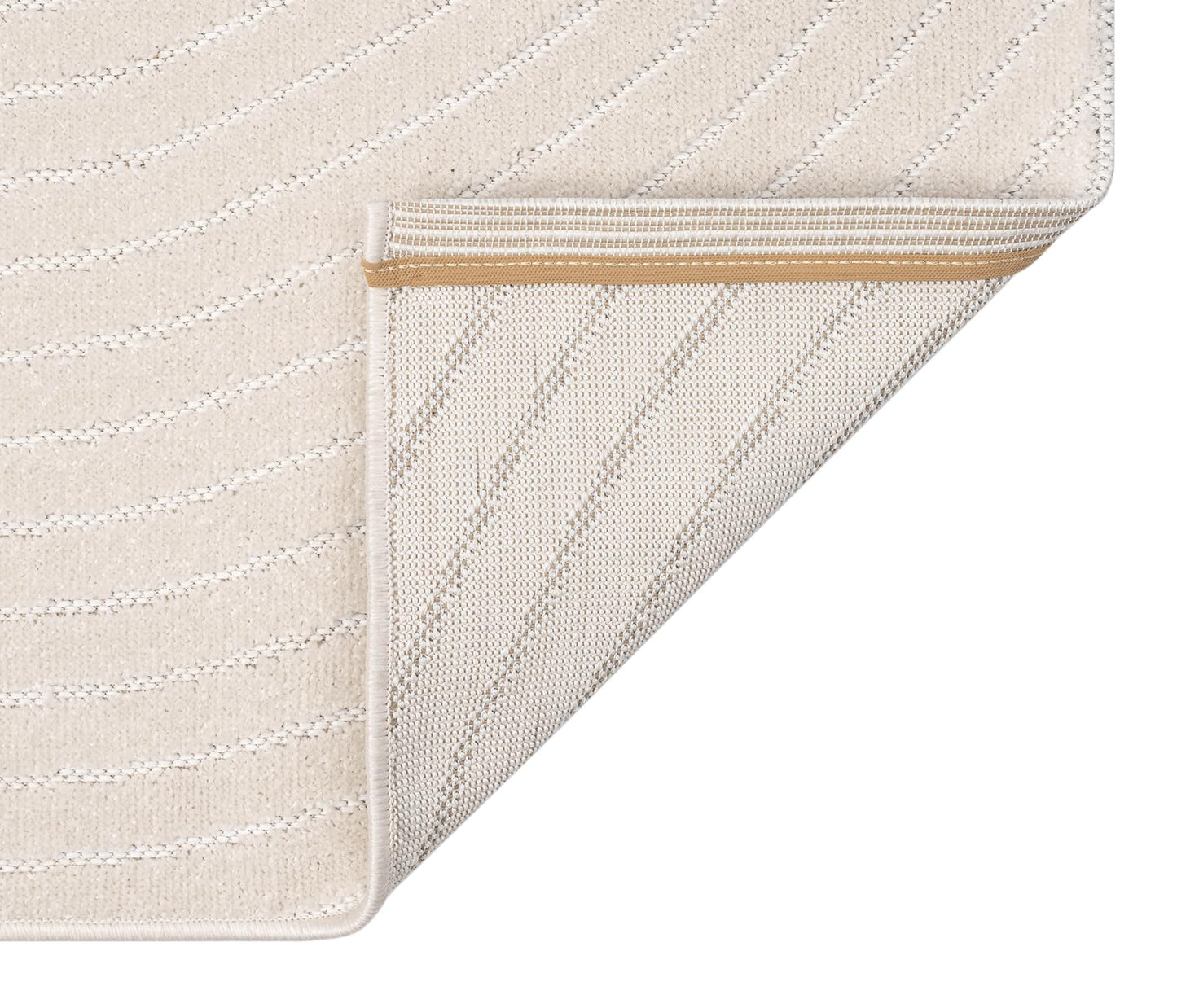 the carpet Santo Plus - Hochwertiger Outdoor Teppich, Passend für Wohnzimmer, Schlafzimmer und Terrasse, Wetterfest, langlebig und pflegeleicht, Creme, 140 x 200 cm