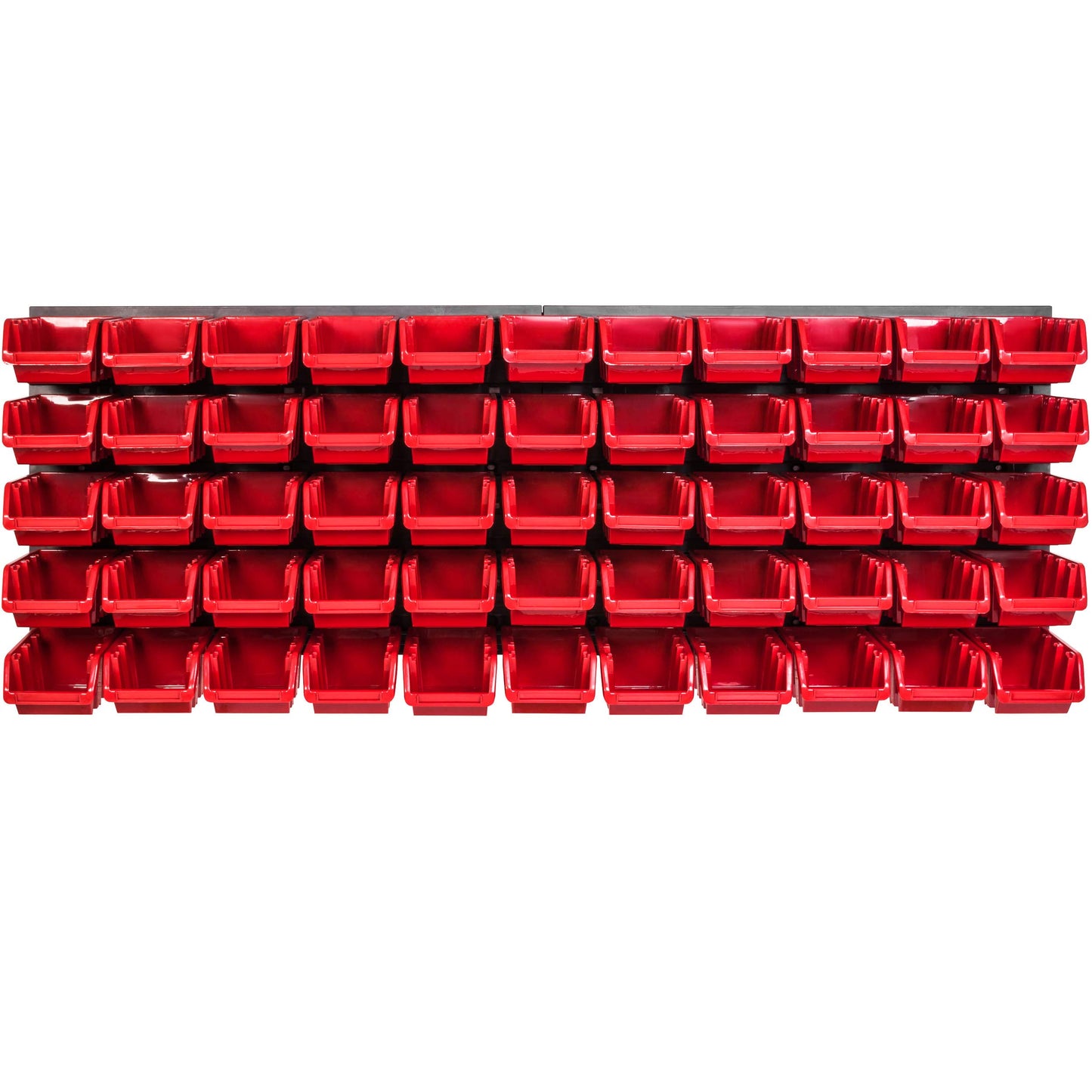 Storage System Wall Shelf 1152 x 390 mm | Pack of 55 | Stacking Boxes Storage Boxes | Extra Strong Wall Plates | Shelf Expandable | Workshop Shelf Storage Shelf Workshop Wall Shelf Boltless Shelf