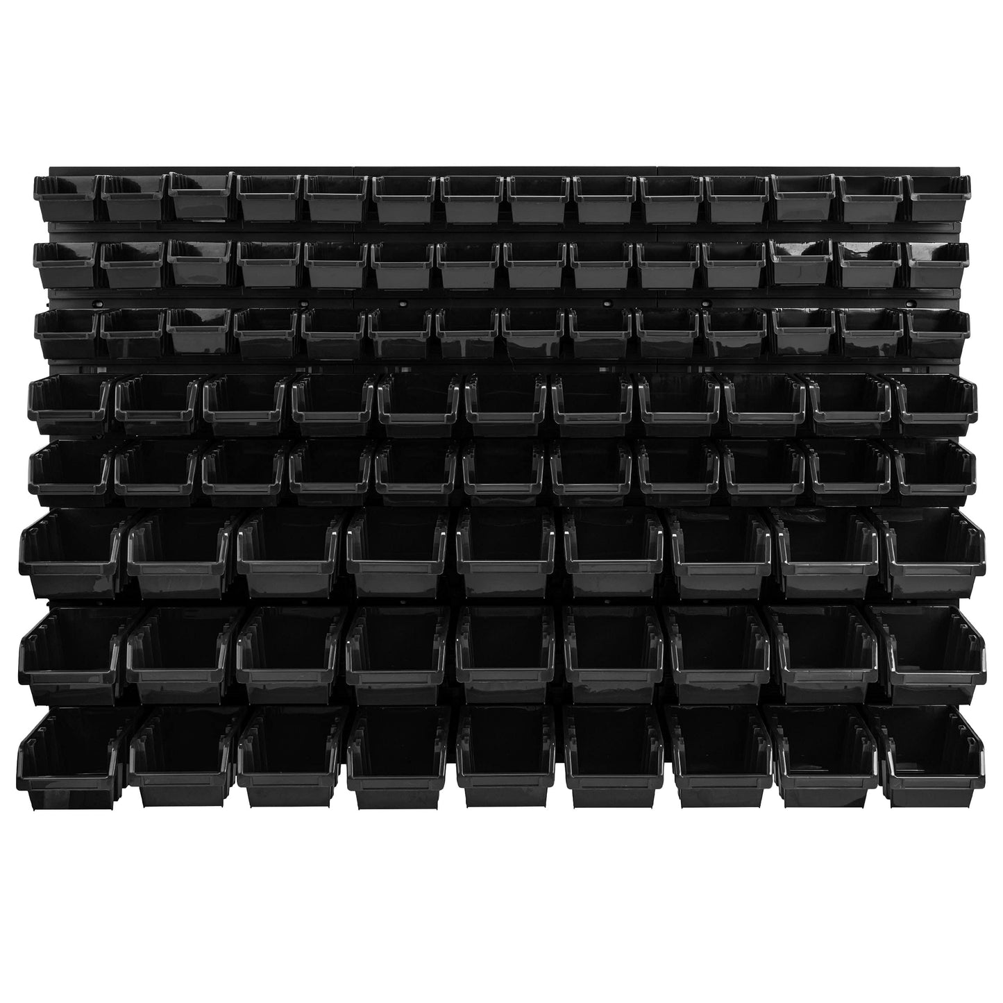 Storage System Wall Shelf 770 x 780 mm | Pack of 82 | Stacking Boxes Storage Boxes | Extra Strong Wall Plates | Shelf Expandable | Workshop Shelf Storage Shelf Workshop Wall Shelf Boltless Shelf