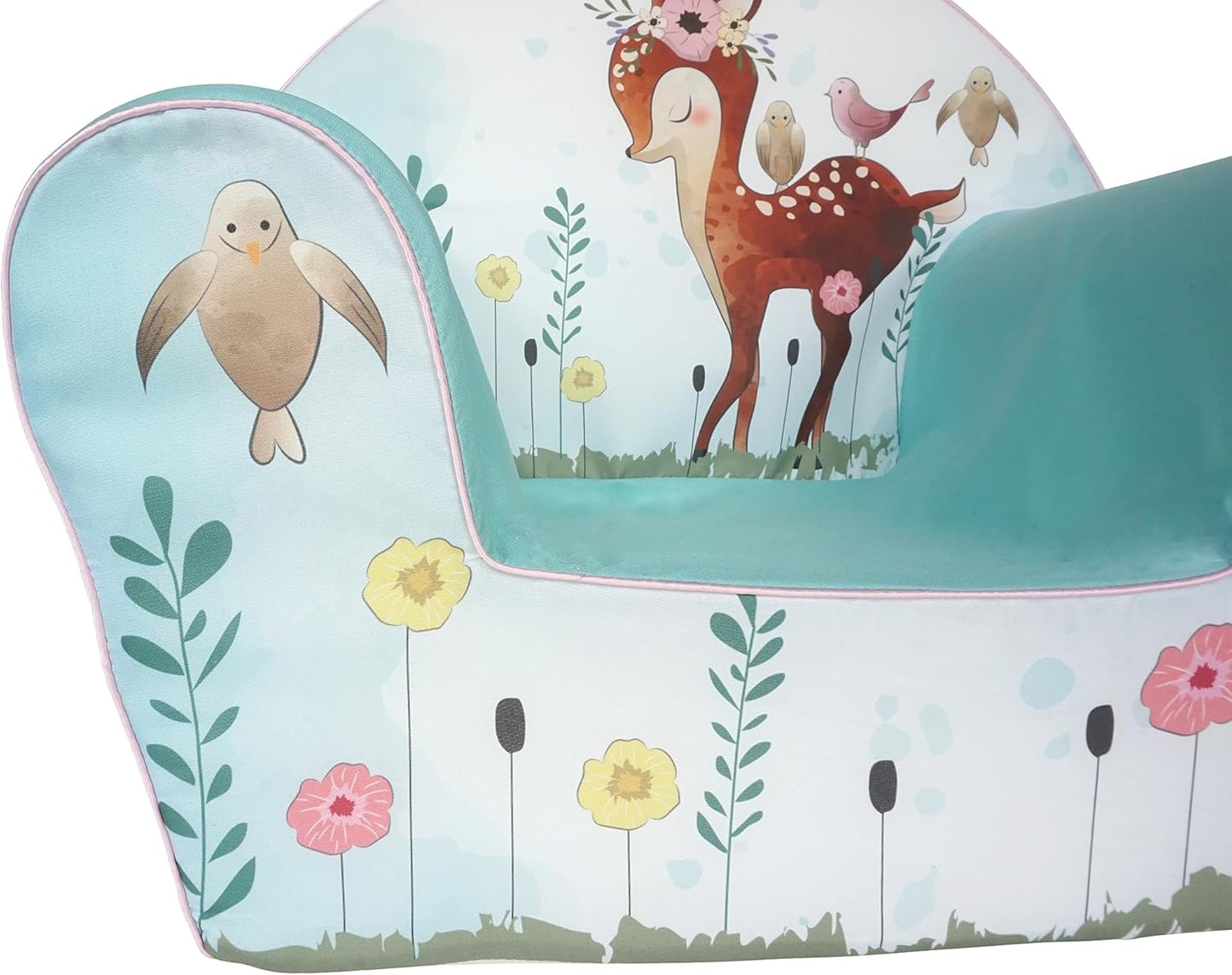 knorr toys Knorrtoys.com 68352 Children's Chair Fawn Turquoise