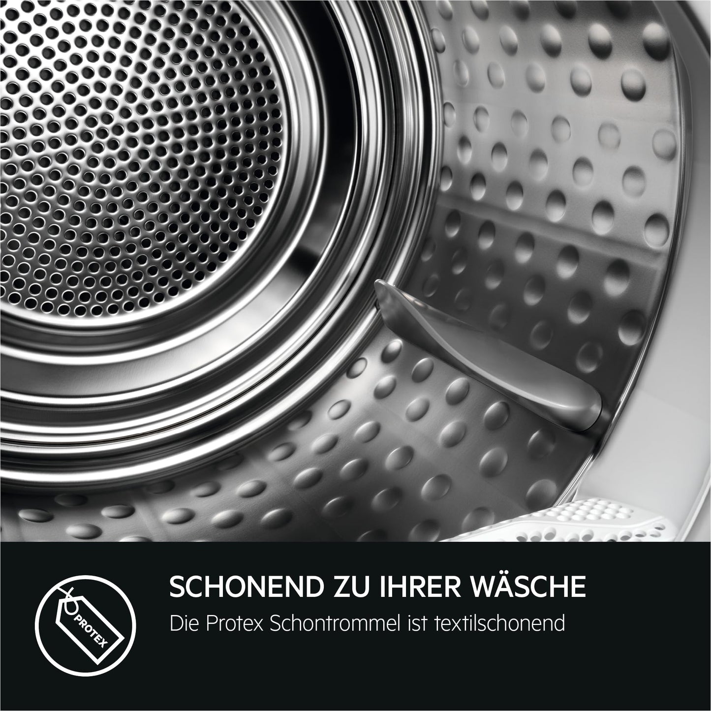AEG TR7T60690 Heat Pump Dryer / Series 7000 with SensiDry – Gentle and Energy Saving / A+++ / Automatic Volume / 9.0 kg / Gentle Drum / Wrinkle Protection, Wieß