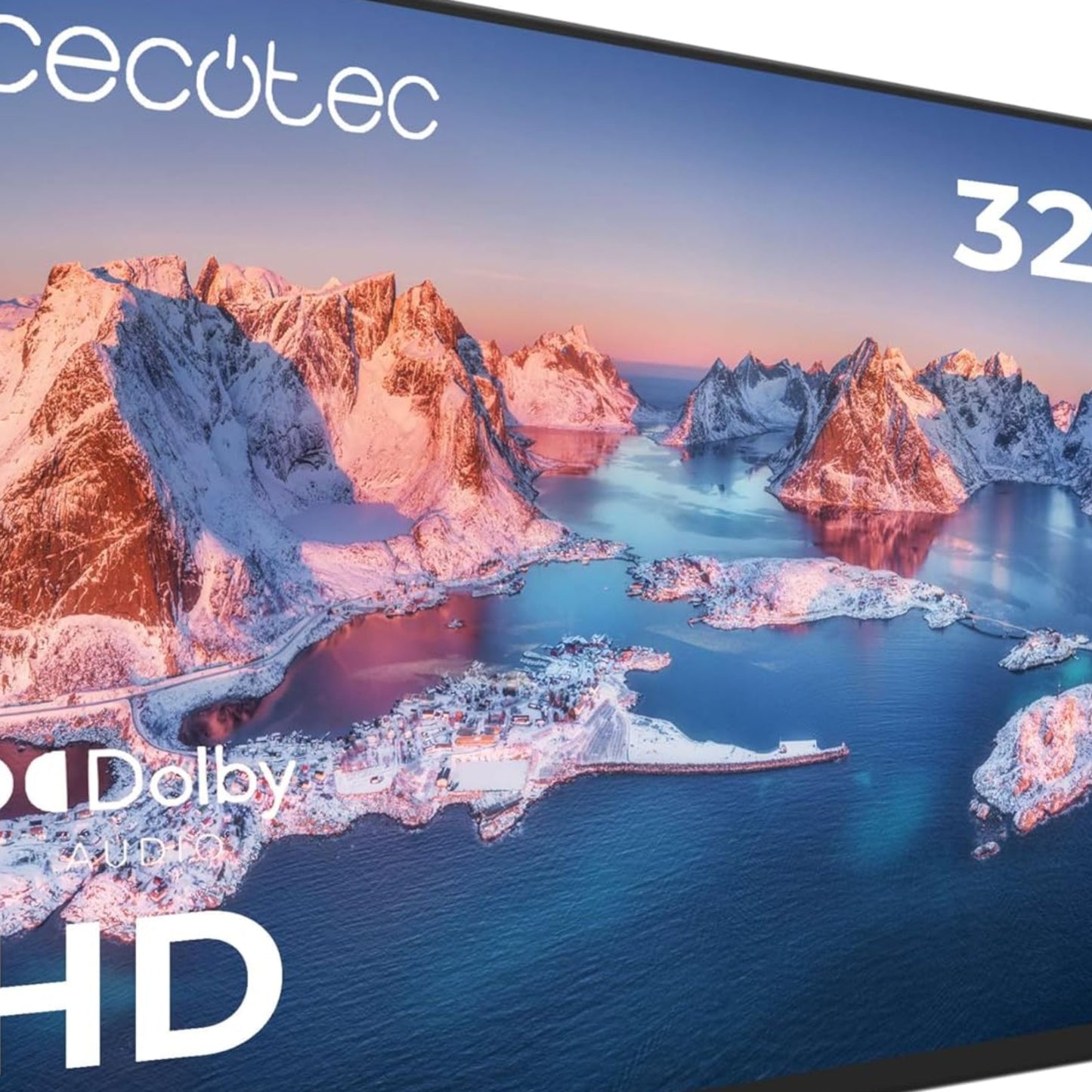 Cecotec TV 32 Inch TV LED 0 Series 0032S. 32 Inch Screen, HD, Optimal Resolution for Pictures and Videos, Dolby System, Flash Memory, HDMI/USB Connectivity, Remote Control