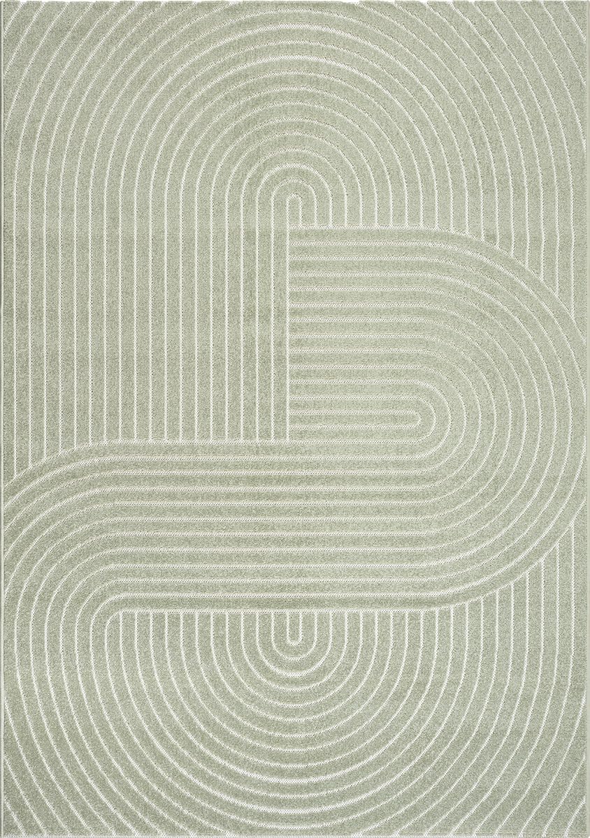 the carpet Santo Plus - Hochwertiger Outdoor Teppich, Passend für Wohnzimmer, Schlafzimmer und Terrasse, Wetterfest, langlebig und pflegeleicht, Creme, 140 x 200 cm