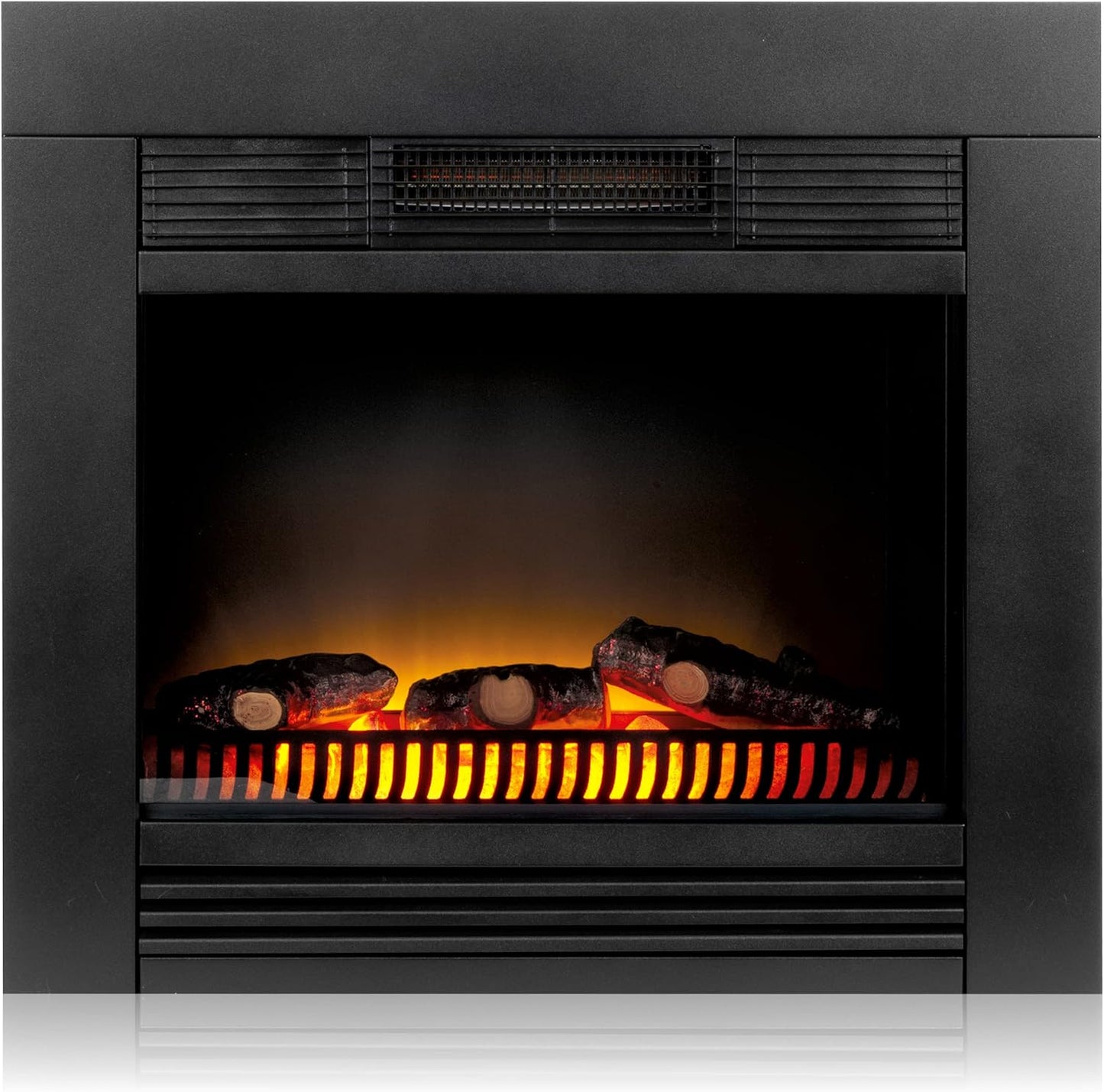 54211 Chicago Heater LED Electrical fireplace 1800 W - 67 x 23 x 62 cm - Black
