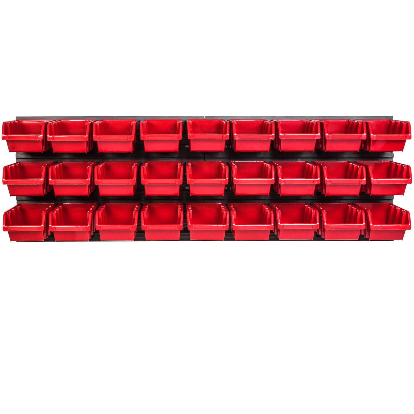 Storage System Wall Shelf 1152 x 390 mm | Pack of 55 | Stacking Boxes Storage Boxes | Extra Strong Wall Plates | Shelf Expandable | Workshop Shelf Storage Shelf Workshop Wall Shelf Boltless Shelf