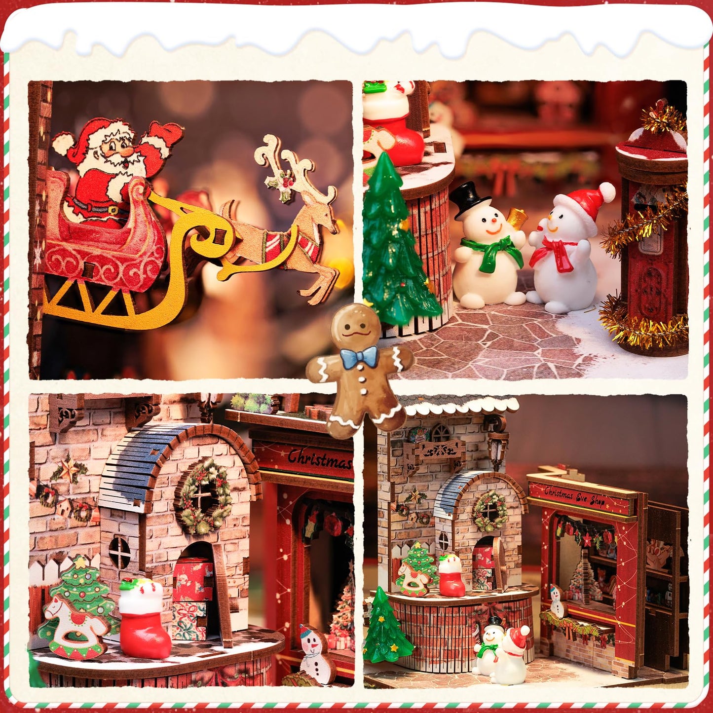 CUTEBEE Book Nook Kit – DIY Puppenhaus Häuser, Miniatur Haus Selber Bauen für Erwachsene, 3D-Holzpuzzle & Buchstütze | Kreatives Set für Bücherregal Dekor | Geschenk,199 PCS (Champs-Élysées Florist)