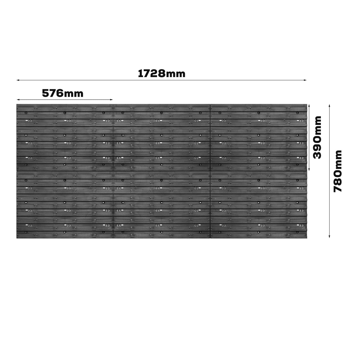 botle 178 x 78 cm Wall Shelf 30 Storage Boxes Lid Tool Holder Stacking Boxes Workbench
