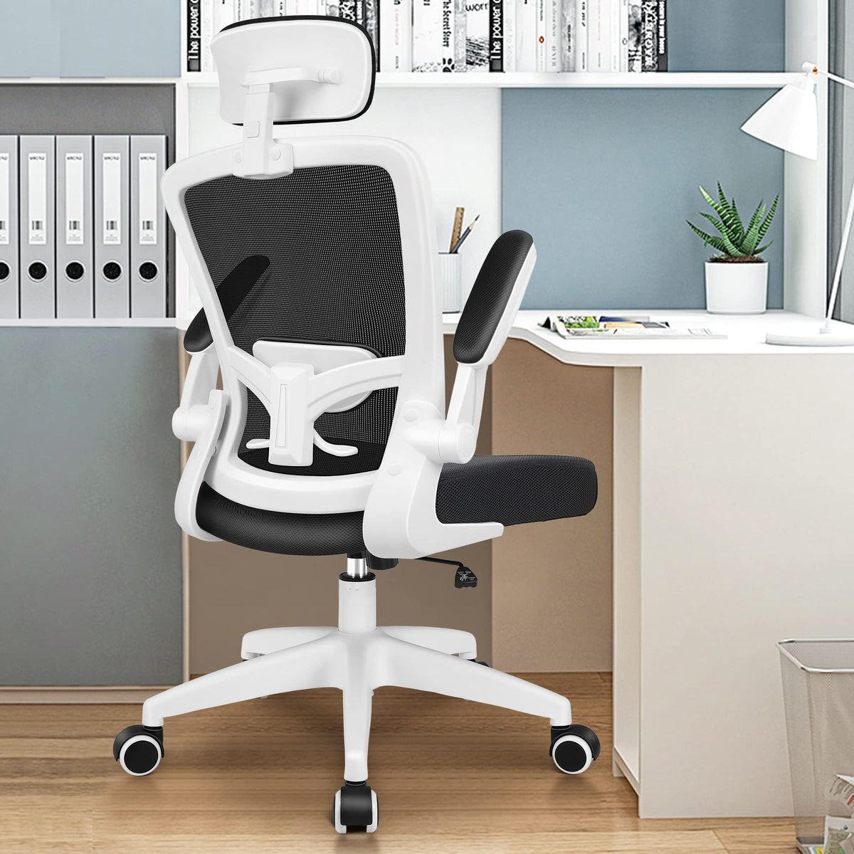 FelixKing Office Chair Ergonomic Desk Chair with Adjustable Headrest, Armrests, Lumbar Support, High Back Office Chair, Desk Chair up to 300 lbs Load Capacity (Black)