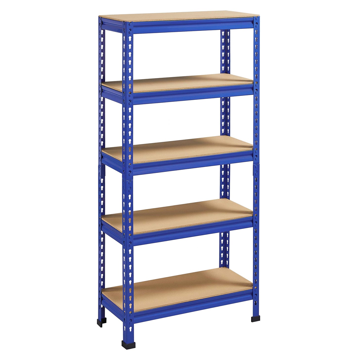Yaheetech Storage Shelf Heavy-Duty Shelving 150 x 70 x 30 cm 5 MDF Shelves Workshop Shelving Unit 750 kg