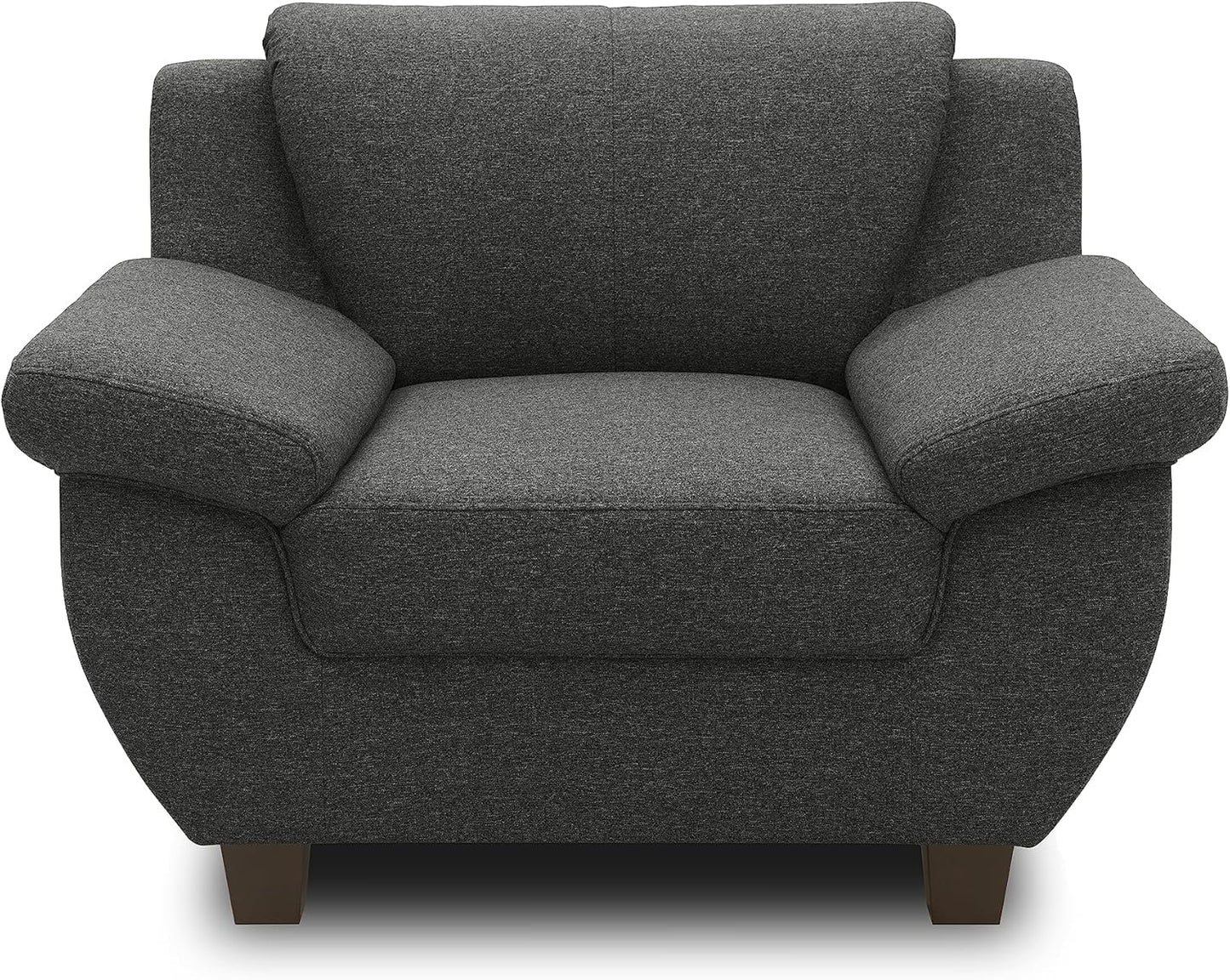 DOMO. collection Panama 3-Seater Sofa 3-Seater Couch Set 3-2-1 Anthracite 207 cm