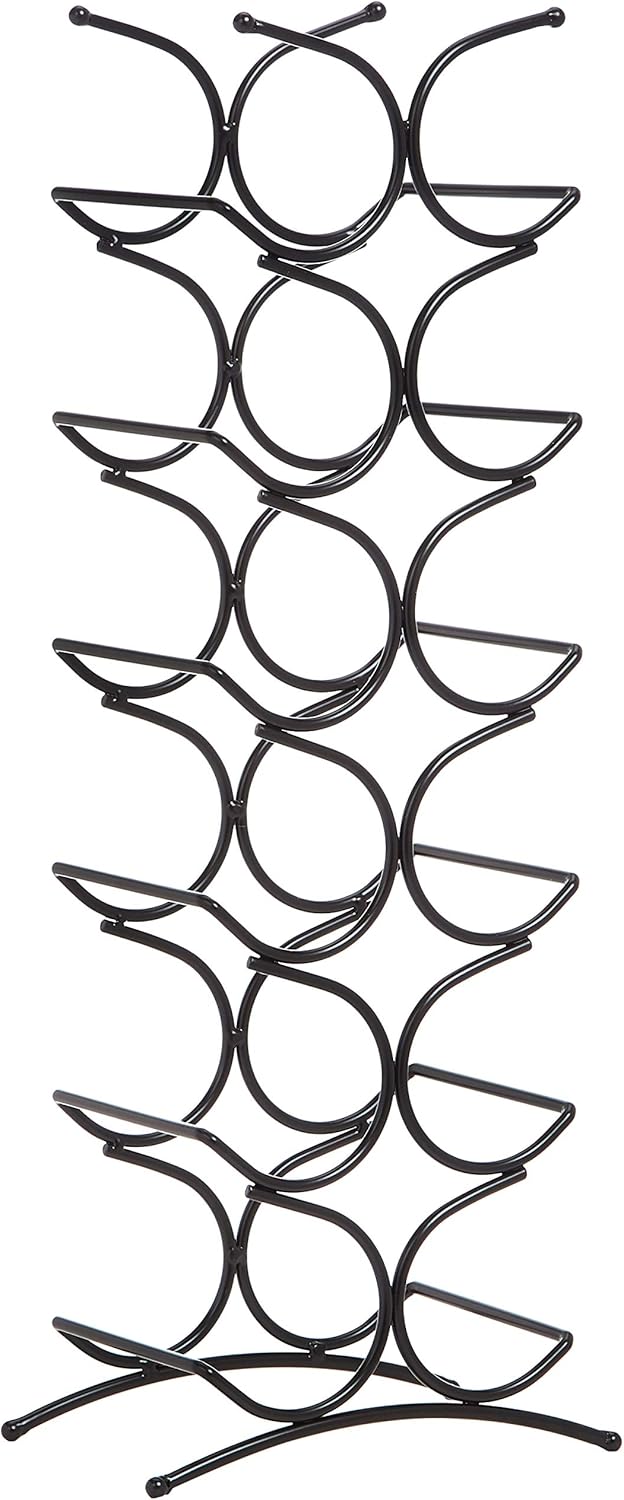 Amazon Basics Wine Rack For 12 Bottles, Black