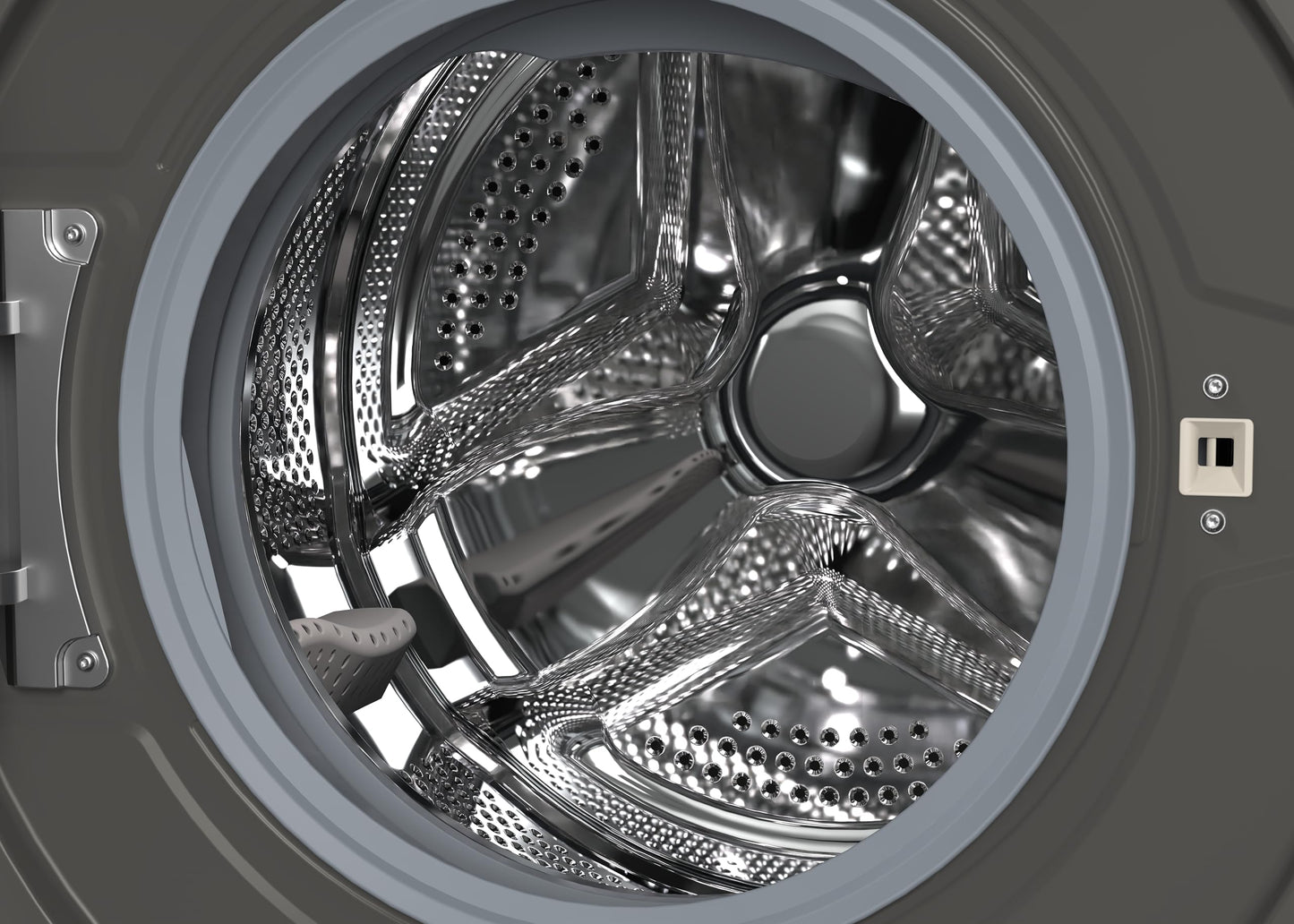 Sharp ES-WNFL914CMDA-DE Washing Machine, 9 kg, 1400 rpm, Energy Efficiency Class A (-20%), Inverter Motor, AquaStop, AquaGuard, WiFi, LED Touch, Steam Function, Black