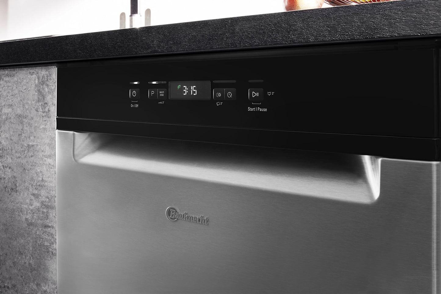 Bauknecht BUC 3C26 X Dishwasher, can be sub-mounted, A++, 266 kWh per year, 14 MGD