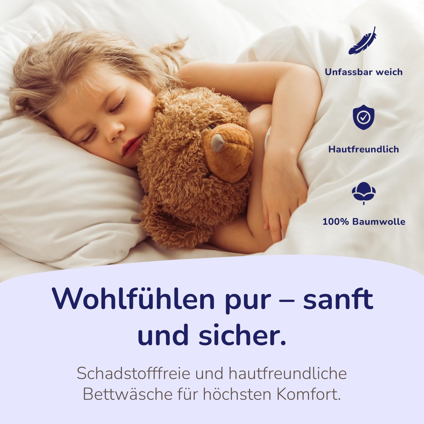 Träumschön Flannelette Bed Linen 135 x 200 cm 2-Piece Cuddly Bed Linen Snow Landscape 100% Cotton Ideal for Winter, 135 x 200 cm