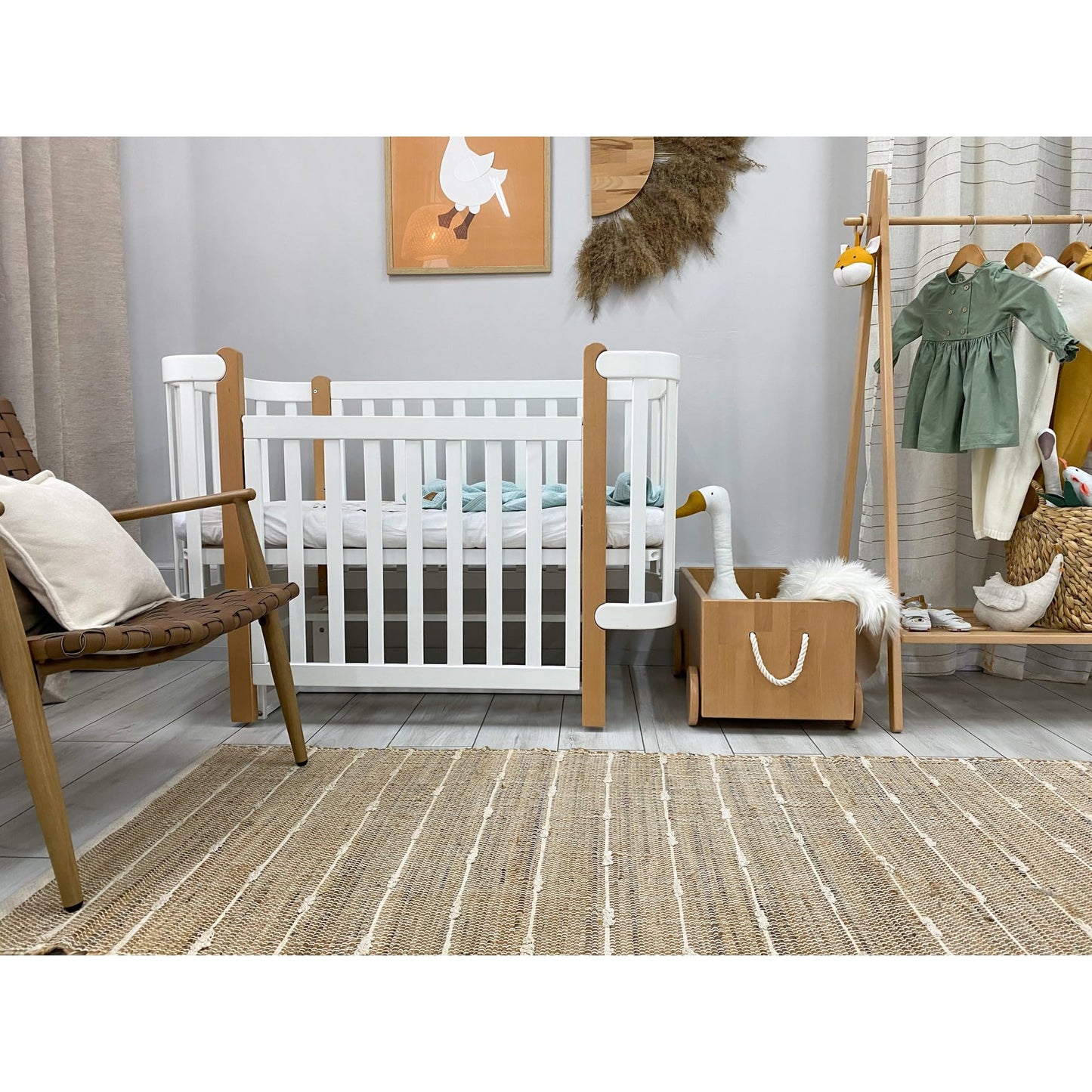 Veres Monaco Beech Baby Cot