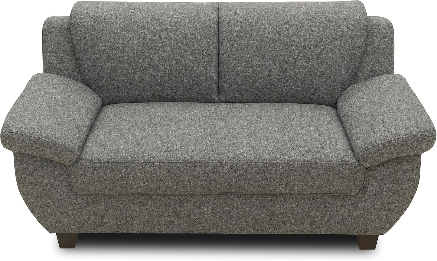 DOMO. collection Panama 3-Seater Sofa 3-Seater Couch Set 3-2-1 Anthracite 207 cm
