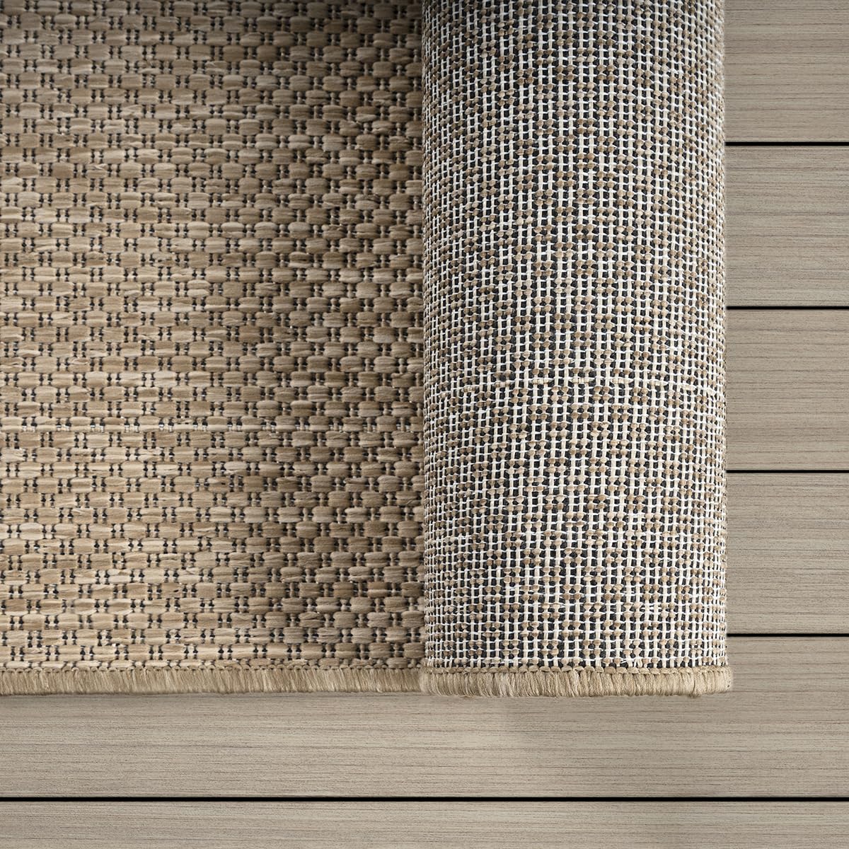 the carpet Mistra - Moderner In- und Outdoor Teppich, perfekt für das Wohnzimmer, Schlafzimmer oder die Terrasse, Wetterfest, langlebig und pflegeleicht, Natur, 300 x 400 cm