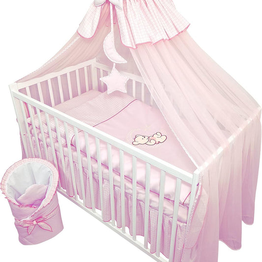 Bello24 Happy Leo 13-Piece Baby Cot