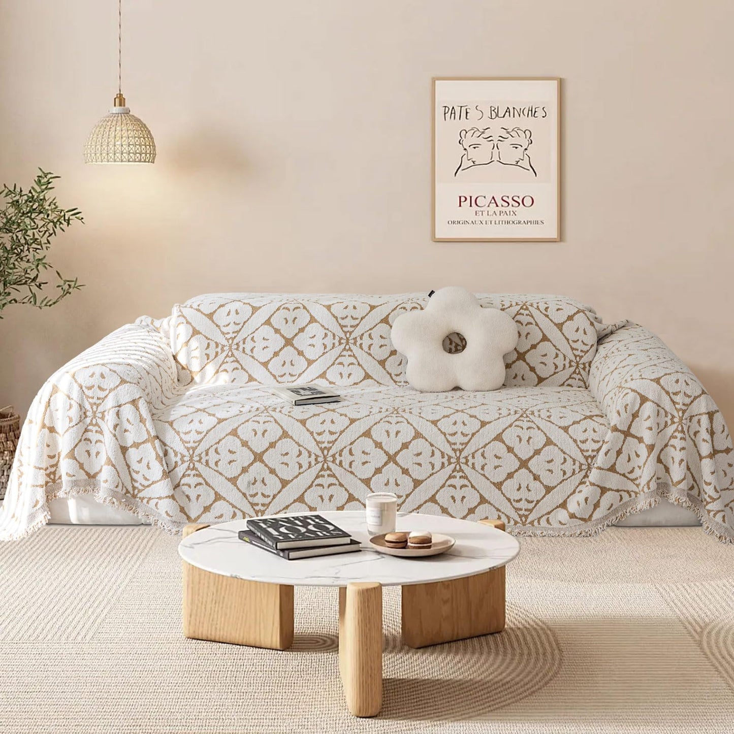 SHANNA Sofa Überwurfdecke 1/2/3/4 Sitzer