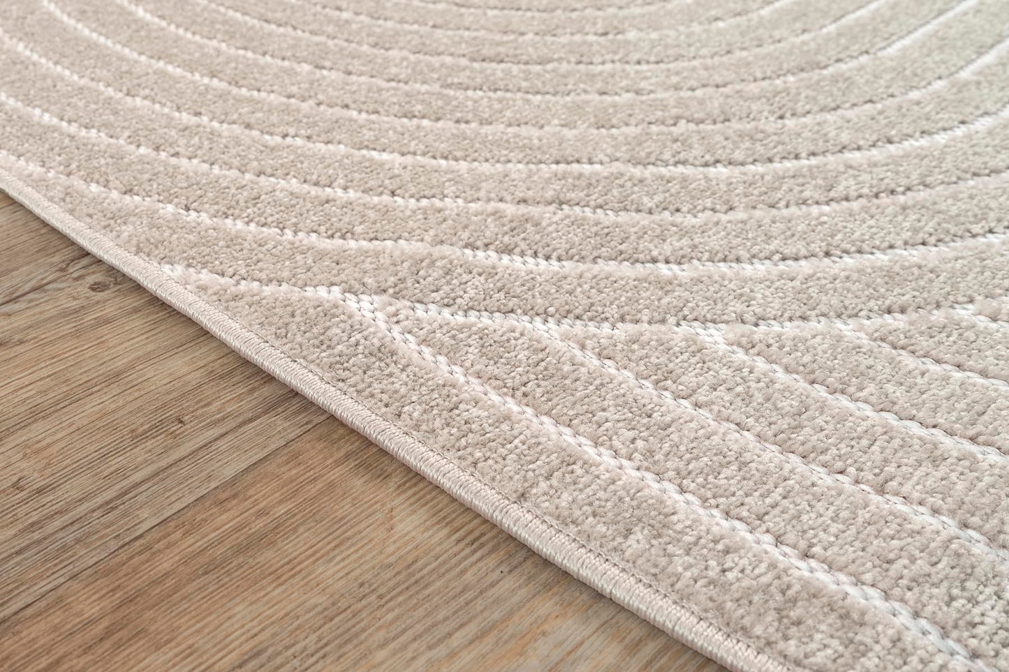 the carpet Santo Plus - Hochwertiger Outdoor Teppich, Passend für Wohnzimmer, Schlafzimmer und Terrasse, Wetterfest, langlebig und pflegeleicht, Creme, 140 x 200 cm