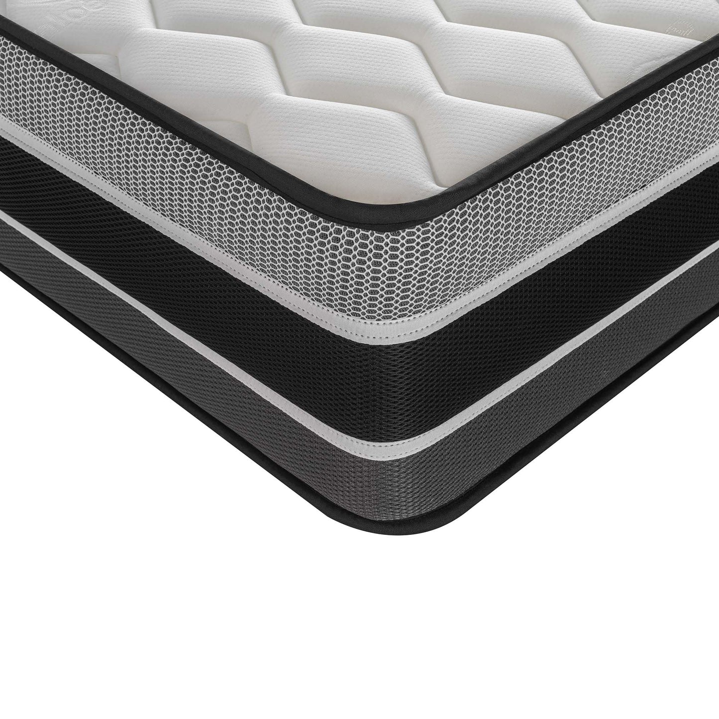 COSMOS - Felis Mattress 180 x 200 cm Cold Foam Mattress Hardness H4 - Oeko-Tex Certified - Winter/Summer Side + HR Foam 7 Zone Mattress Height 30 cm - Made in EU