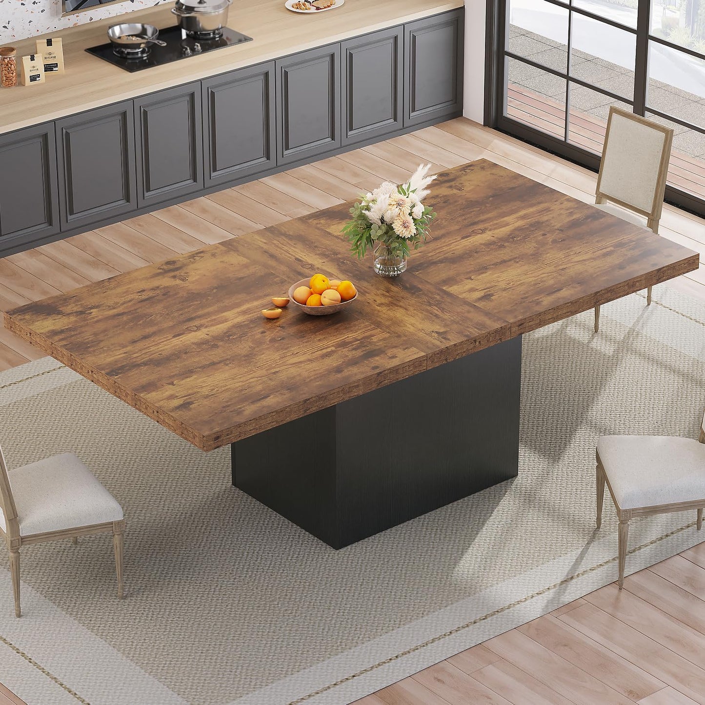 HSH Modern Black Dining Table1