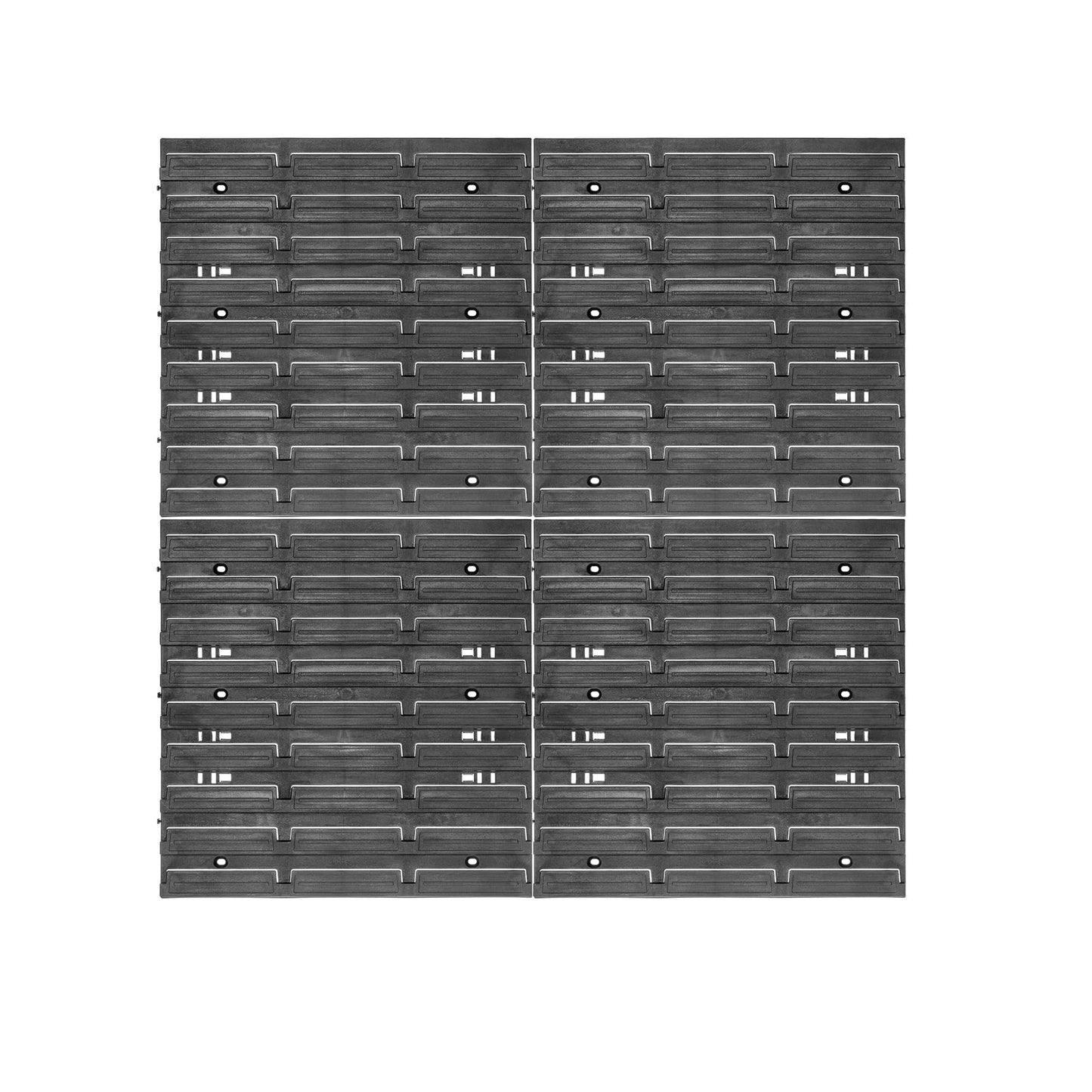 KADAX Tool Wall, Storage System Made of PP Plastic, Wall Shelf in Various Sizes, Workshop Wall Shelf with Viewing Storage Boxes and Tool Holders (116 x 78 cm)