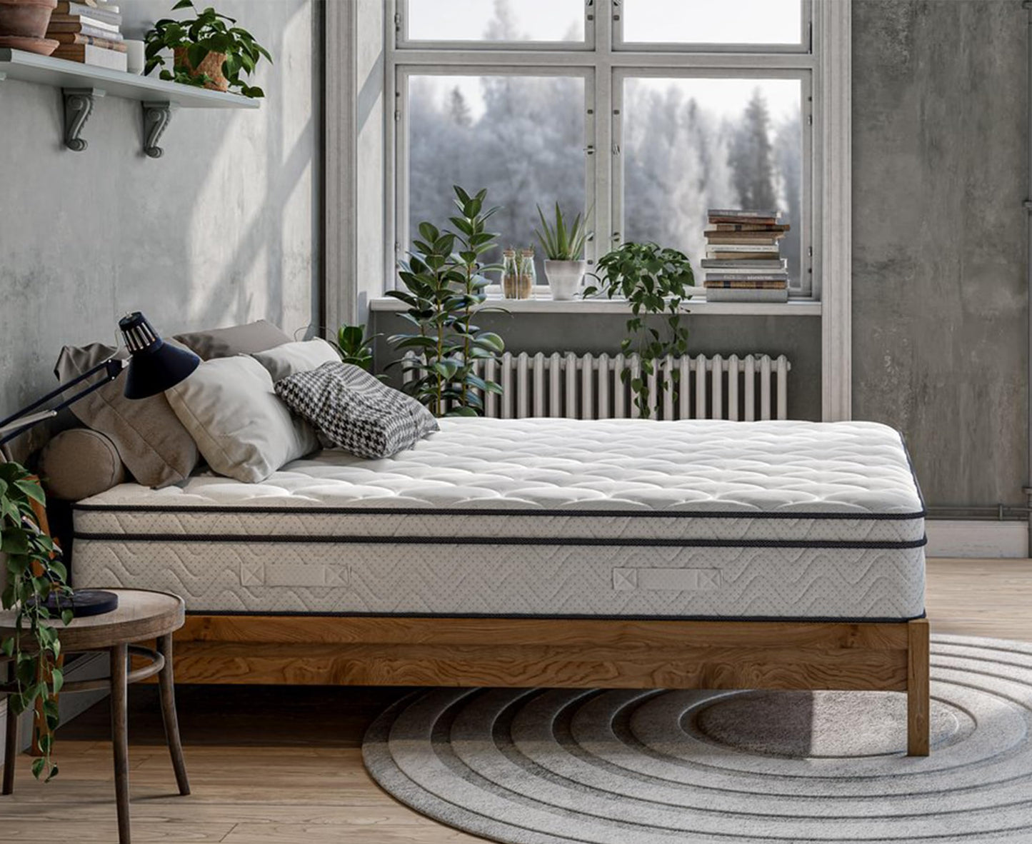 Vesgantti Matratze 180x200 höhe 22cm H3 7-Zonen Taschenfederkernmatratze Mittelfeste Orthopädischem Kaltschaummatratze Öko-Tex Zertifiziert Matratzen Klassik BoxTop