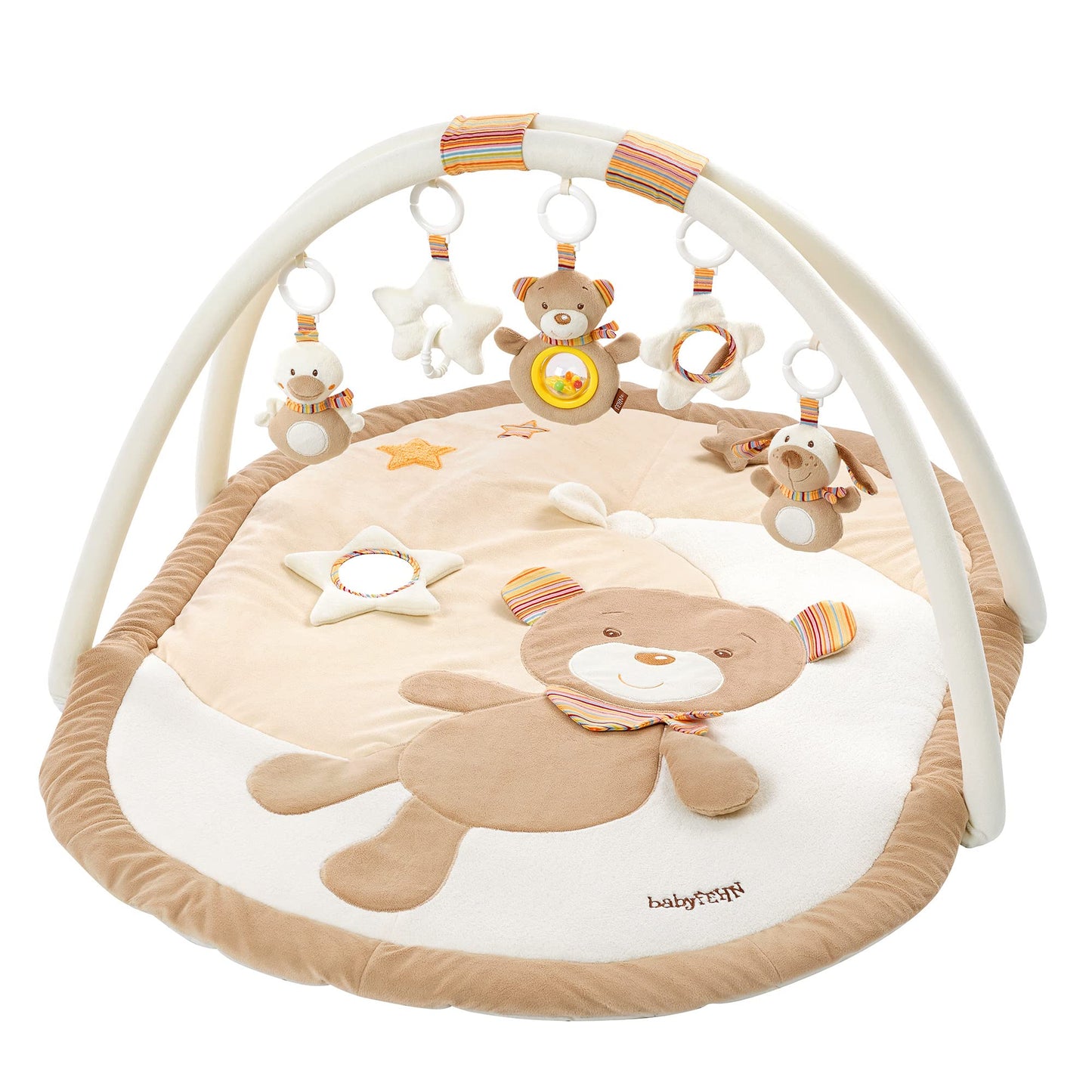 Fehn 3D Baby Play Gym with Beetle Motif Rainbow rainbow