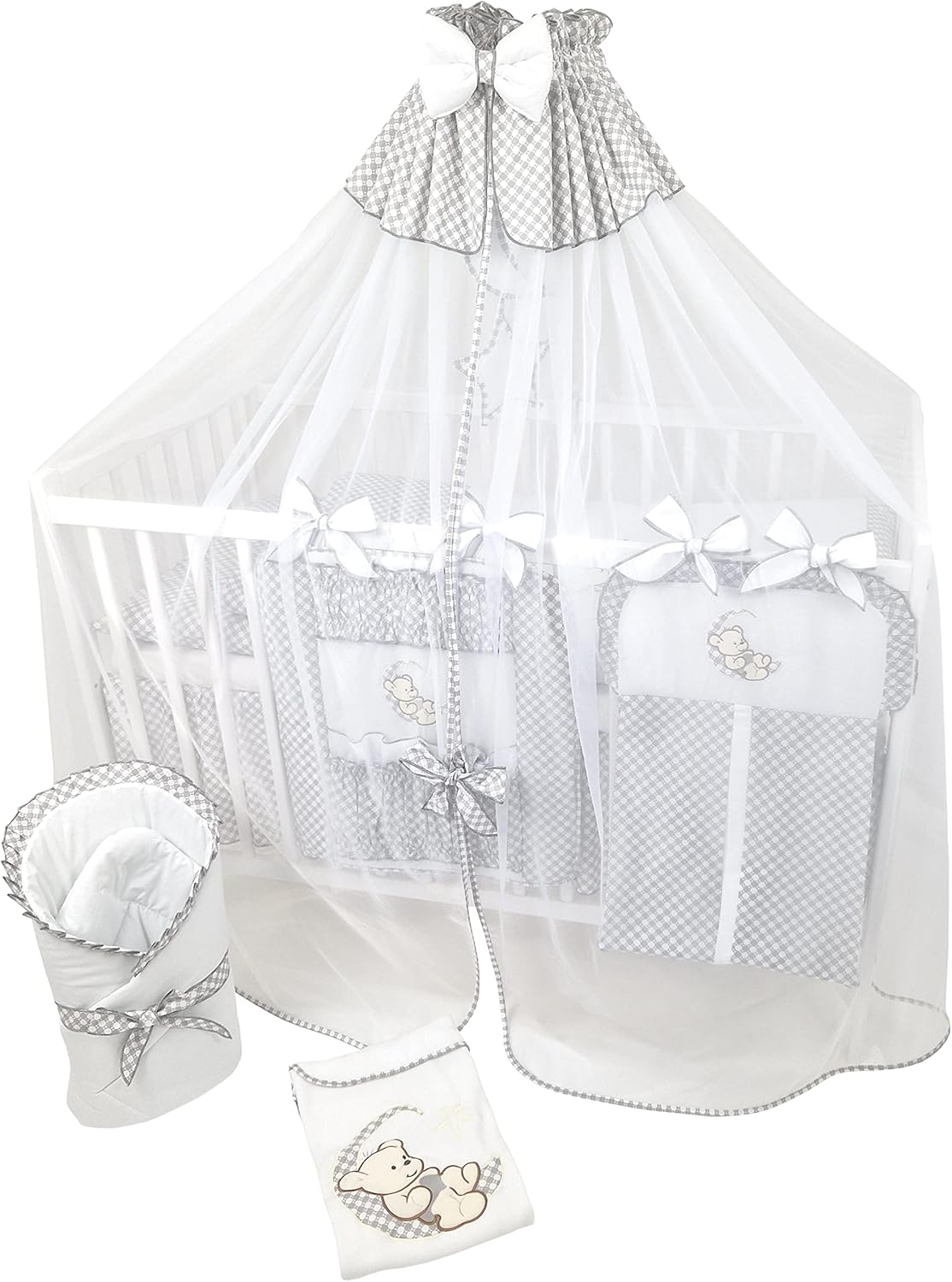 Bello24  Happy Leo 16-Piece Baby Cot