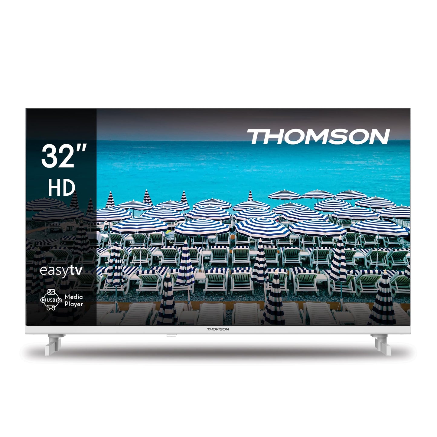 Thomson 24 Inch (60 cm) LED HD Easy TV - No Smart - Hotel Mode, USB, HDMI, Triple Tuner (Cable, Satellite, Antenna), AV IN, CI+, A+ Panel - 24HD2S13