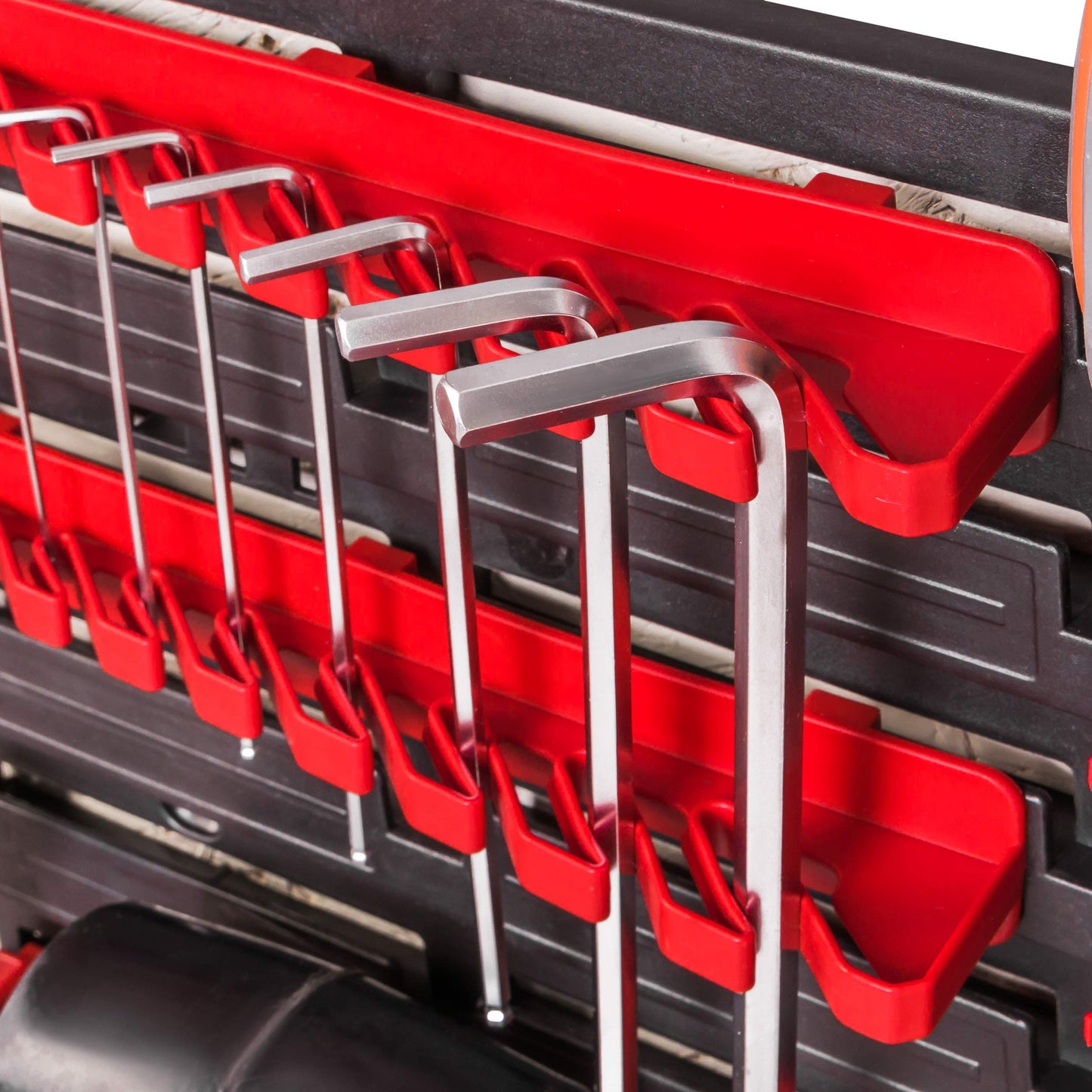 Storage System Wall Shelf 115 x 78 cm, Tool Holders, 23 Pieces Stacking Boxes Storage Boxes Extra Strong Wall Shelves Expandable Workshop Shelving Workshop Shelf