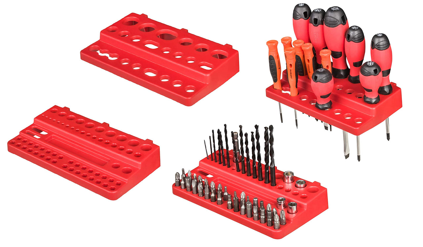 PAFEN Tool Wall with Stacking Boxes - 1152 x 780 mm - Storage System Wall Shelf for Garage Workshop Tool Holders with Perforated Wall Storage Rack Shed Rack Garage Organiser System Set 57 Pieces