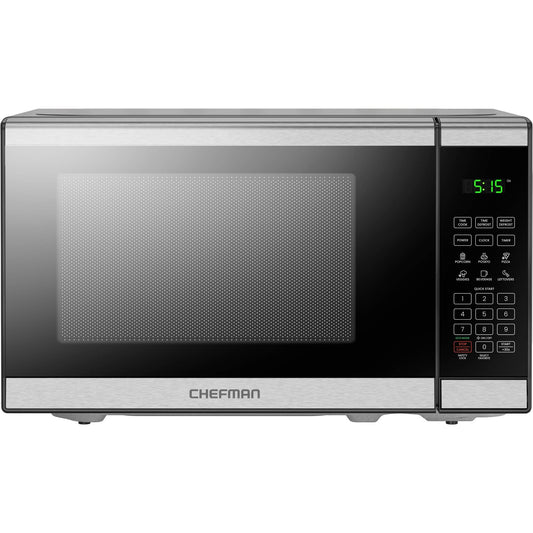 Chefman Microwave 20L 800W 6 Presets 10 Power Levels Digital Display Eco Mode Memory Function Mute Child Protection