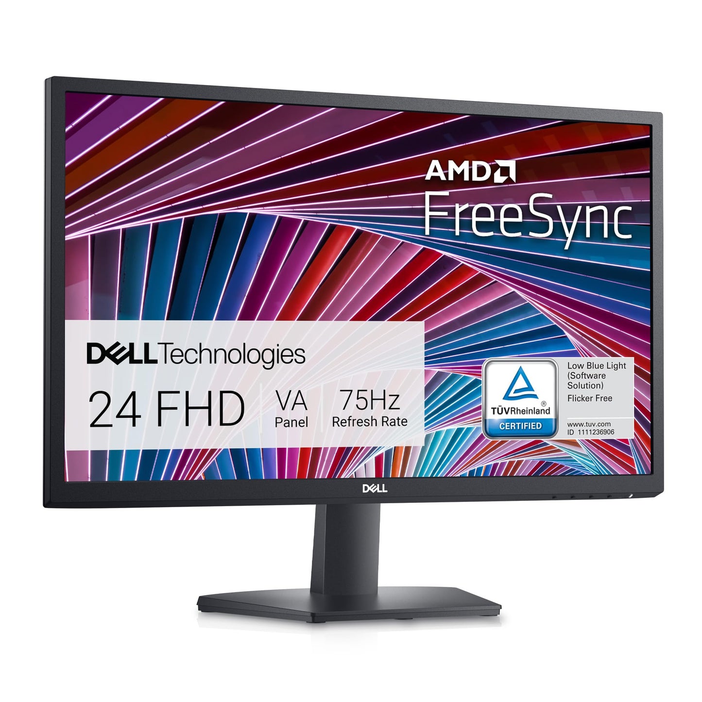 Dell 22 Monitor - SE2225HM, Full HD (1920 x 1080), 100Hz, VA, 5ms, VESA (100 x 100 mm), HDMI, VGA, Black