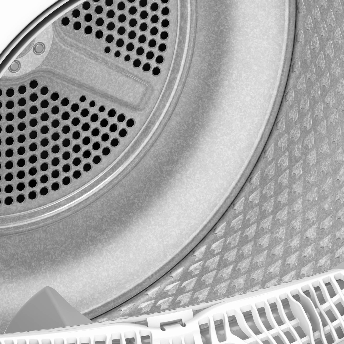 Beko BM3T37210W1 Tumble Dryer, 7 kg, Front-Loading Heat Pump Dryer, 15 Programmes, Sensor Drying, Column-Capable, Aquawave Gentle Drum, White