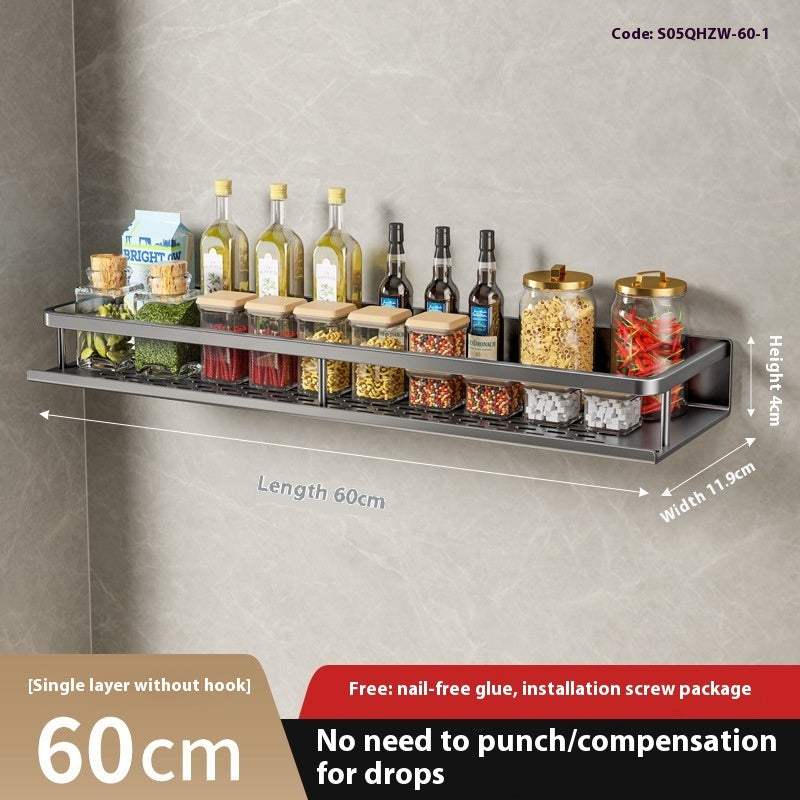 Kitchen Rack Seasoning Multifunctional Wall Mount Storage