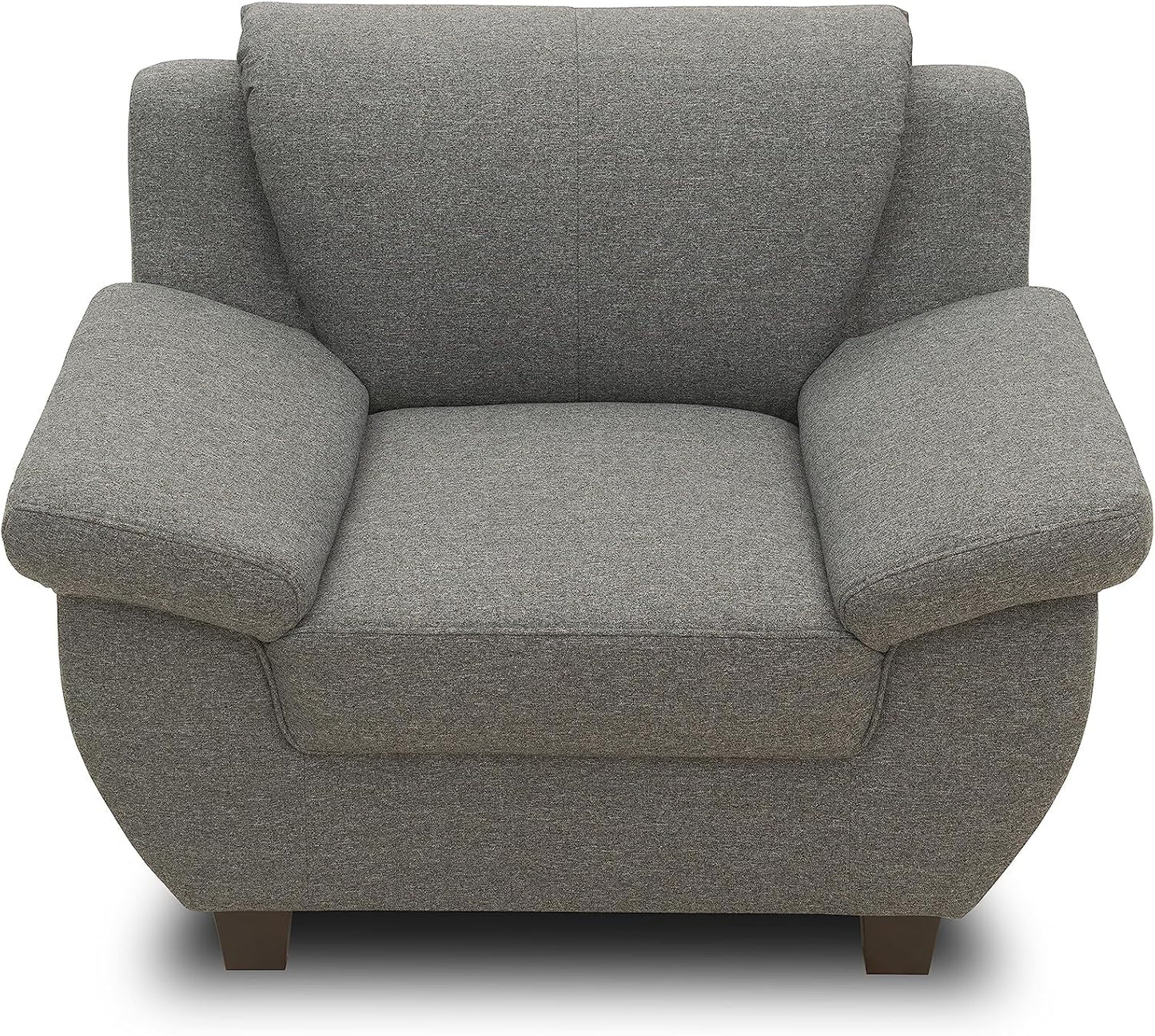 DOMO. collection Panama 3-Seater Sofa 3-Seater Couch Set 3-2-1 Anthracite 207 cm