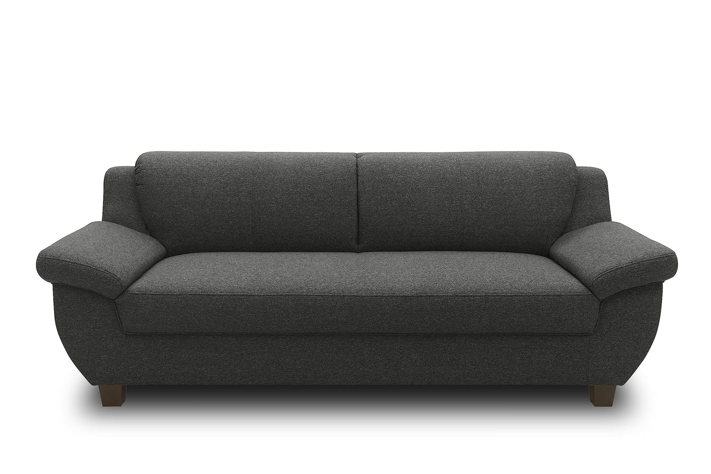 DOMO. collection Panama 3-Seater Sofa 3-Seater Couch Set 3-2-1 Anthracite 207 cm