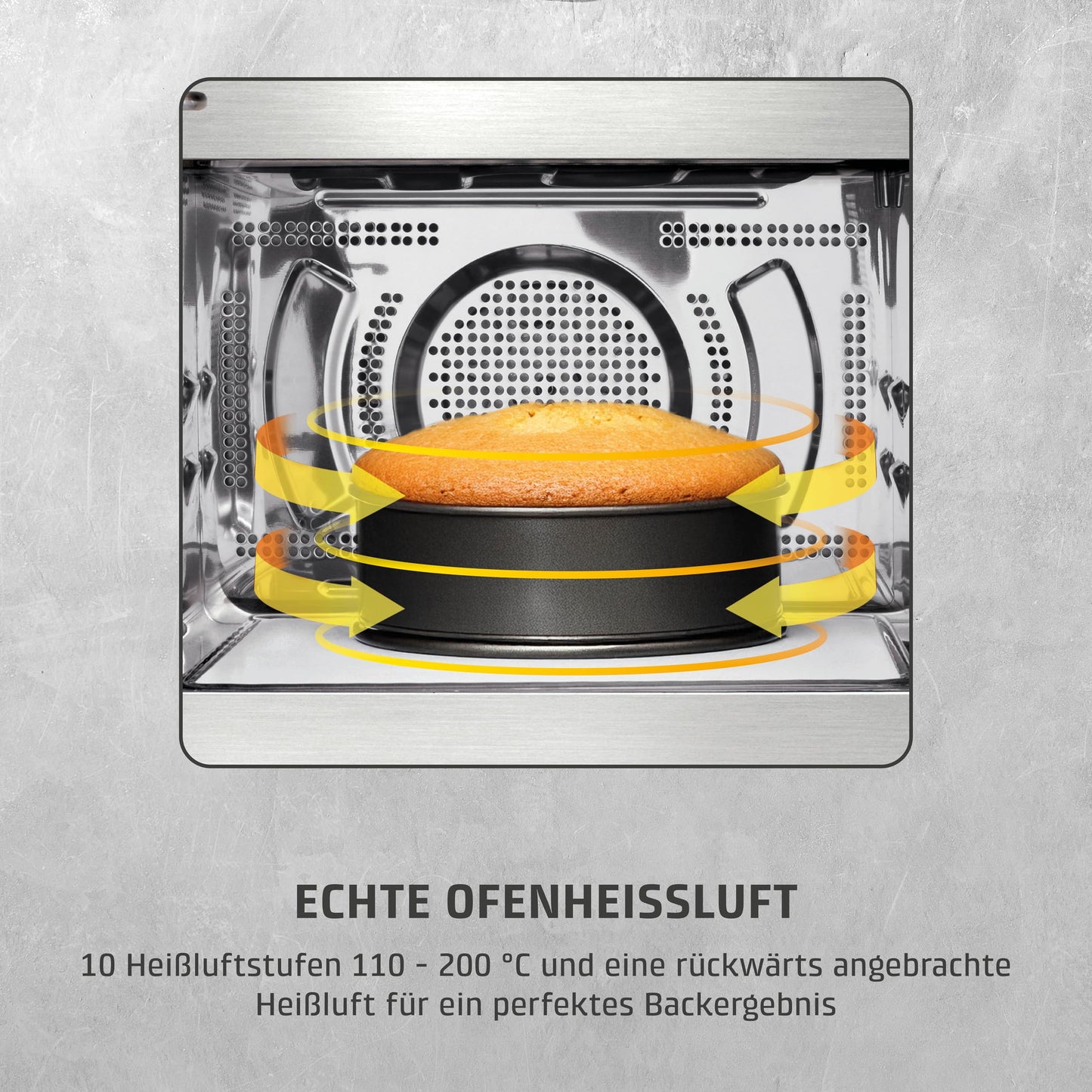 Caso MCG30 Ceramic Chef 3-in-1 Microwave, Silver