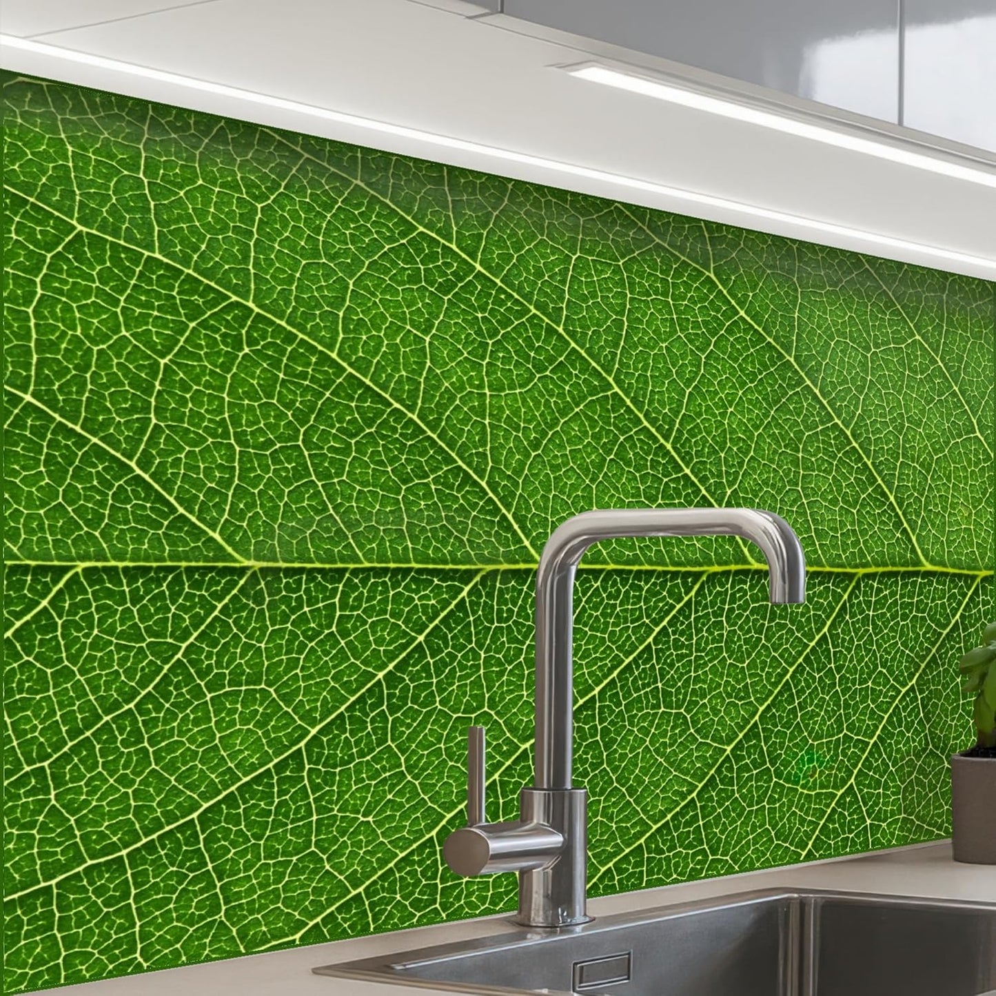 Splash Guard Kitchen Back Wall 60 x 80 cm Kitchen Washable Self-Adhesive Kitchen Wall Kitchen Front Kitchen Back Wall Protection Lavender - Purple - Flowers - Natural