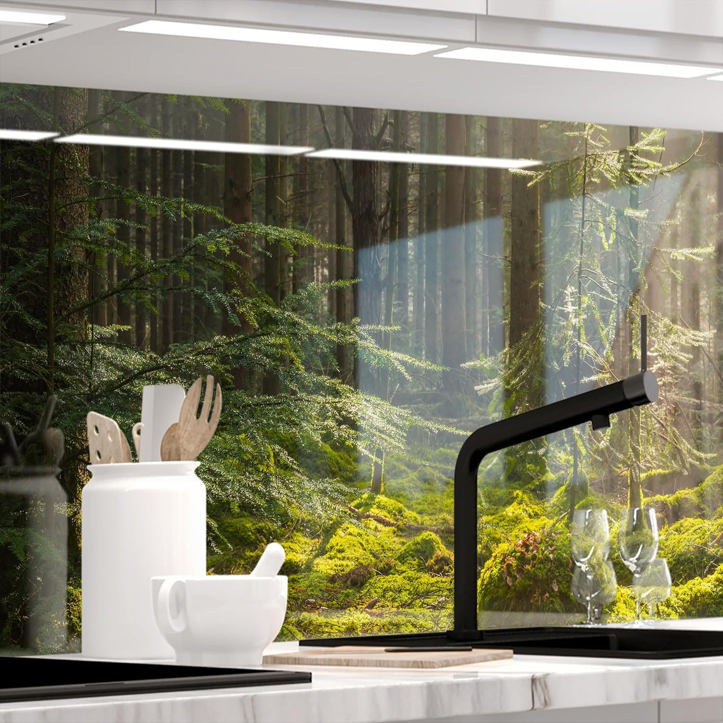 StickerProfis Self-Adhesive Kitchen Splashback, Matt Look, Slate, 1.8 mm, Stiffened, All Surfaces, Hard Polyethylene Terephthalate (PET) Material, Premium 60 x 80 cm