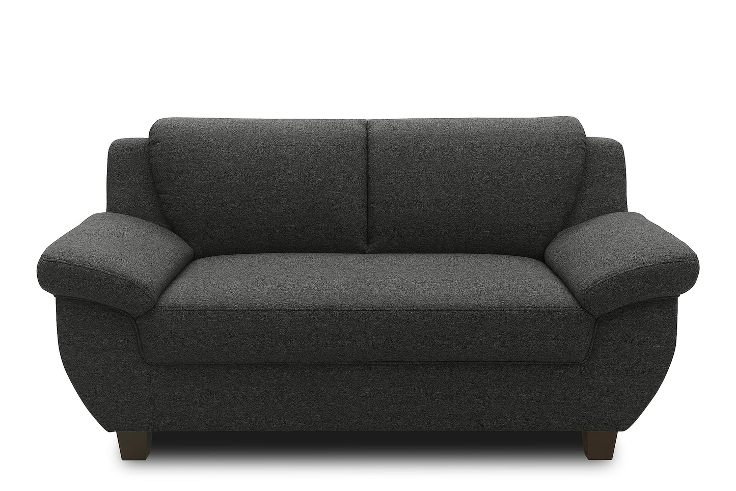 DOMO. collection Panama 3-Seater Sofa 3-Seater Couch Set 3-2-1 Anthracite 207 cm