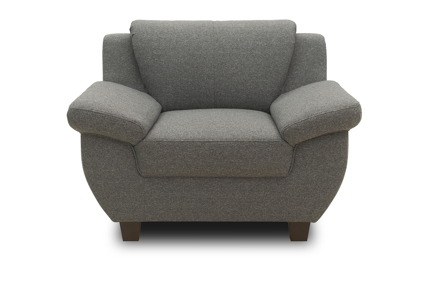 DOMO. collection Panama 3-Seater Sofa 3-Seater Couch Set 3-2-1 Anthracite 207 cm