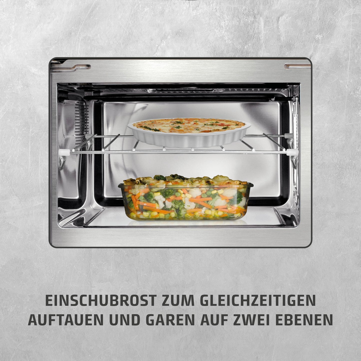 Caso MCG30 Ceramic Chef 3-in-1 Microwave, Silver