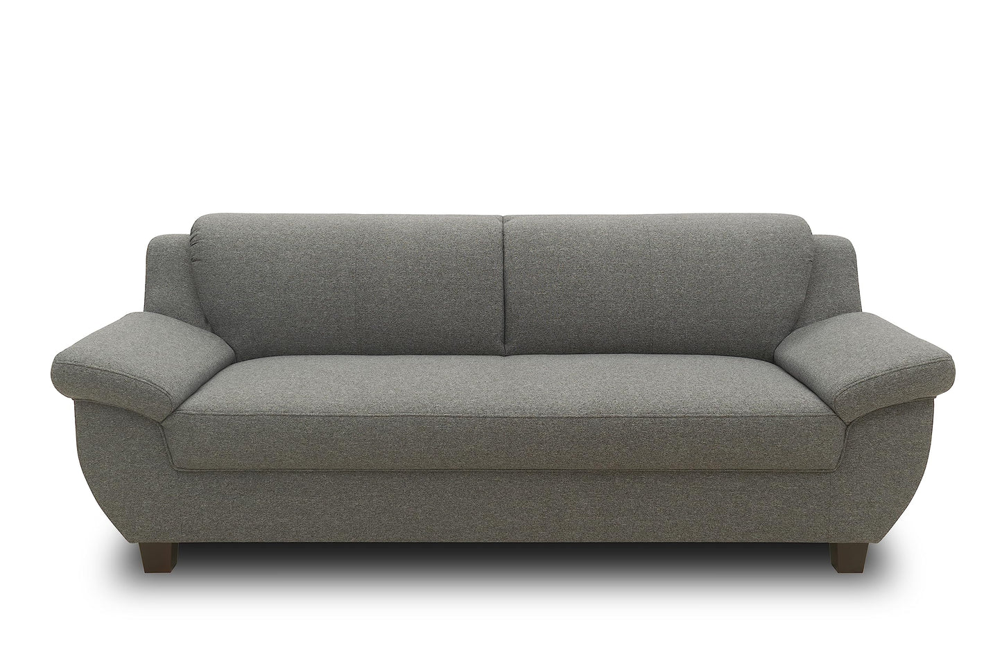 DOMO. collection Panama 3-Seater Sofa 3-Seater Couch Set 3-2-1 Anthracite 207 cm