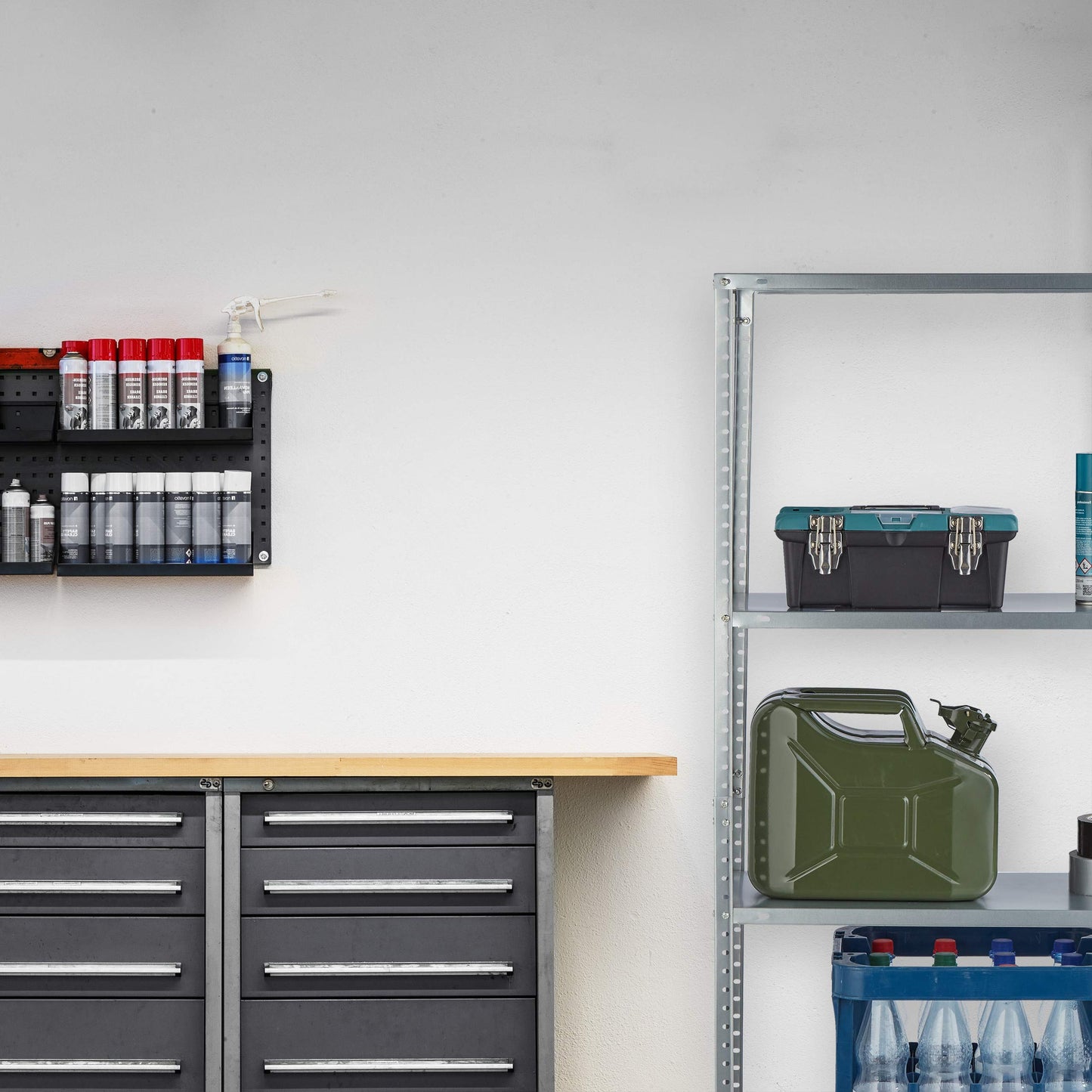 Relaxdays Galvanised Metal Shelving Unit H x W x D: 145 x 75.5 x 30 cm, 4 Shelves, up to 160 kg, for Screwing on, Steel, Storage Shelving Basement, Silver