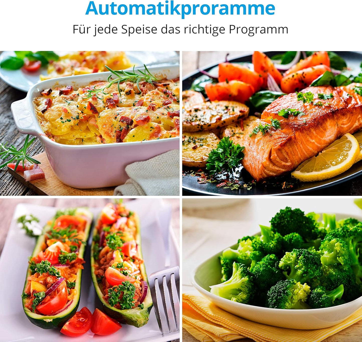 Medion MD 15501 4 in 1 Microwave with Grill / 25 Litres / 900 Watt / 1100 Watt Grill / 2500 Watt Hot Air / 10 Automatic Programs / Silver