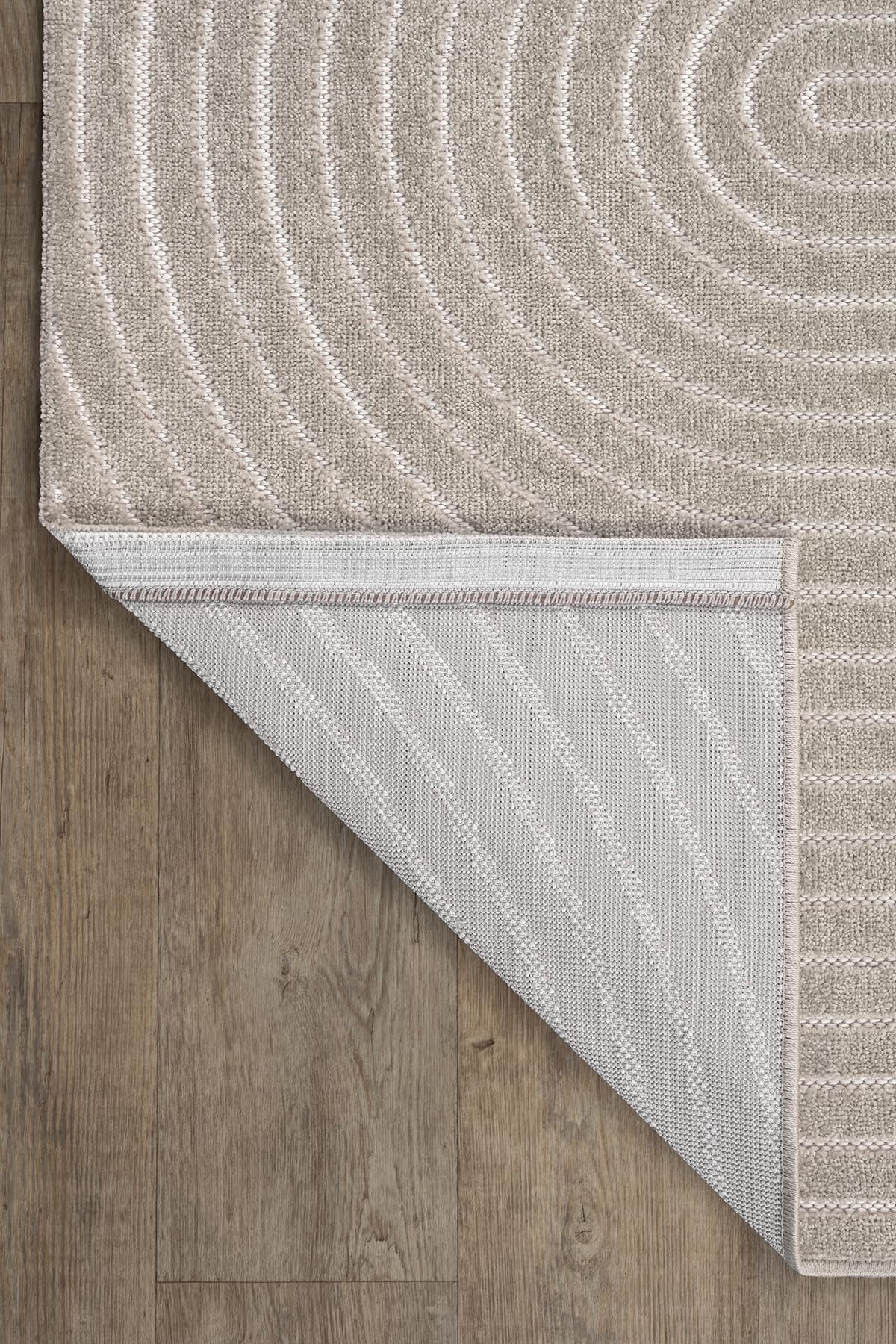 the carpet Santo Plus - Hochwertiger Outdoor Teppich, Passend für Wohnzimmer, Schlafzimmer und Terrasse, Wetterfest, langlebig und pflegeleicht, Creme, 140 x 200 cm